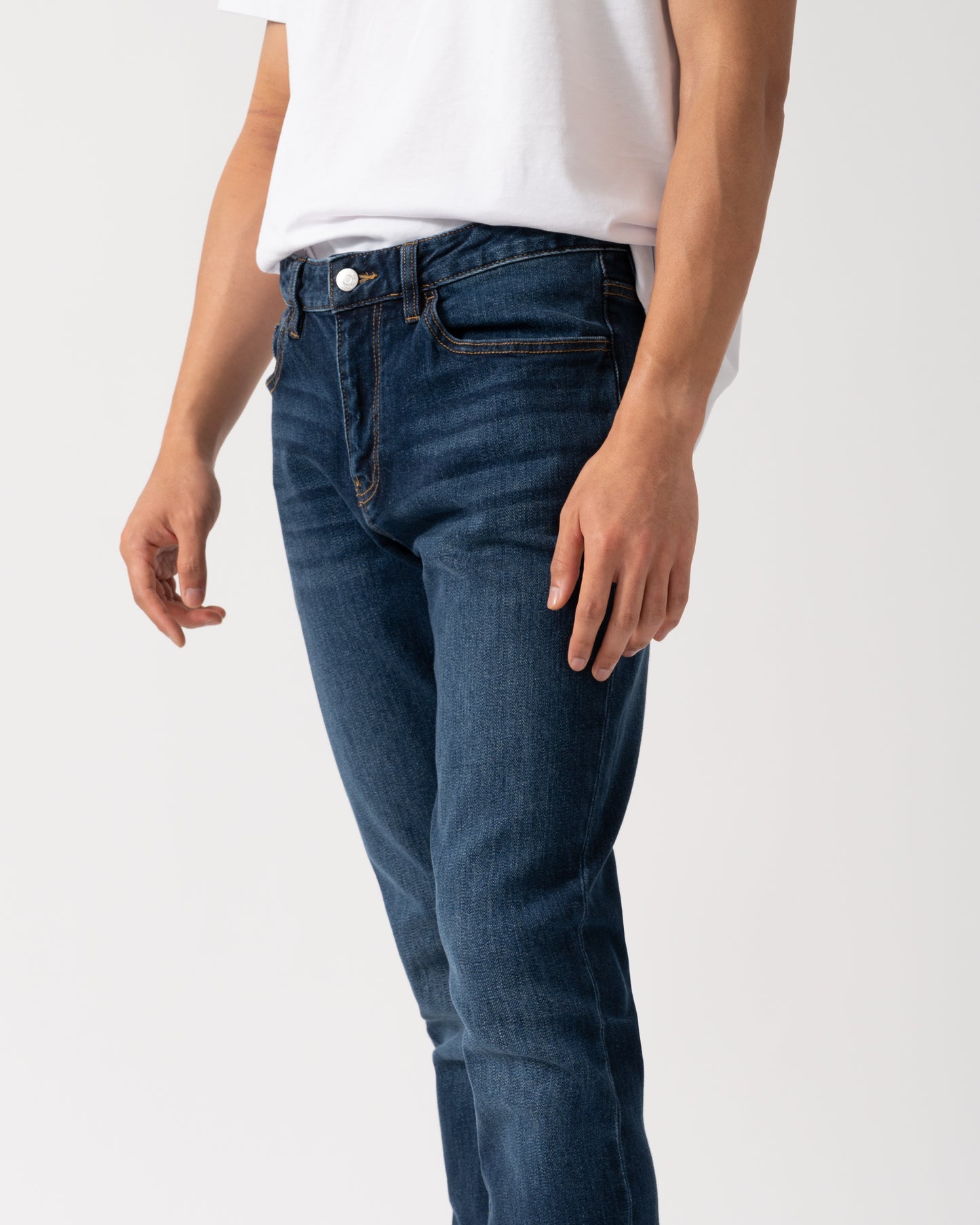 Armani Exchange Mens 5 Pockets Jeans - Blue Denim MB001