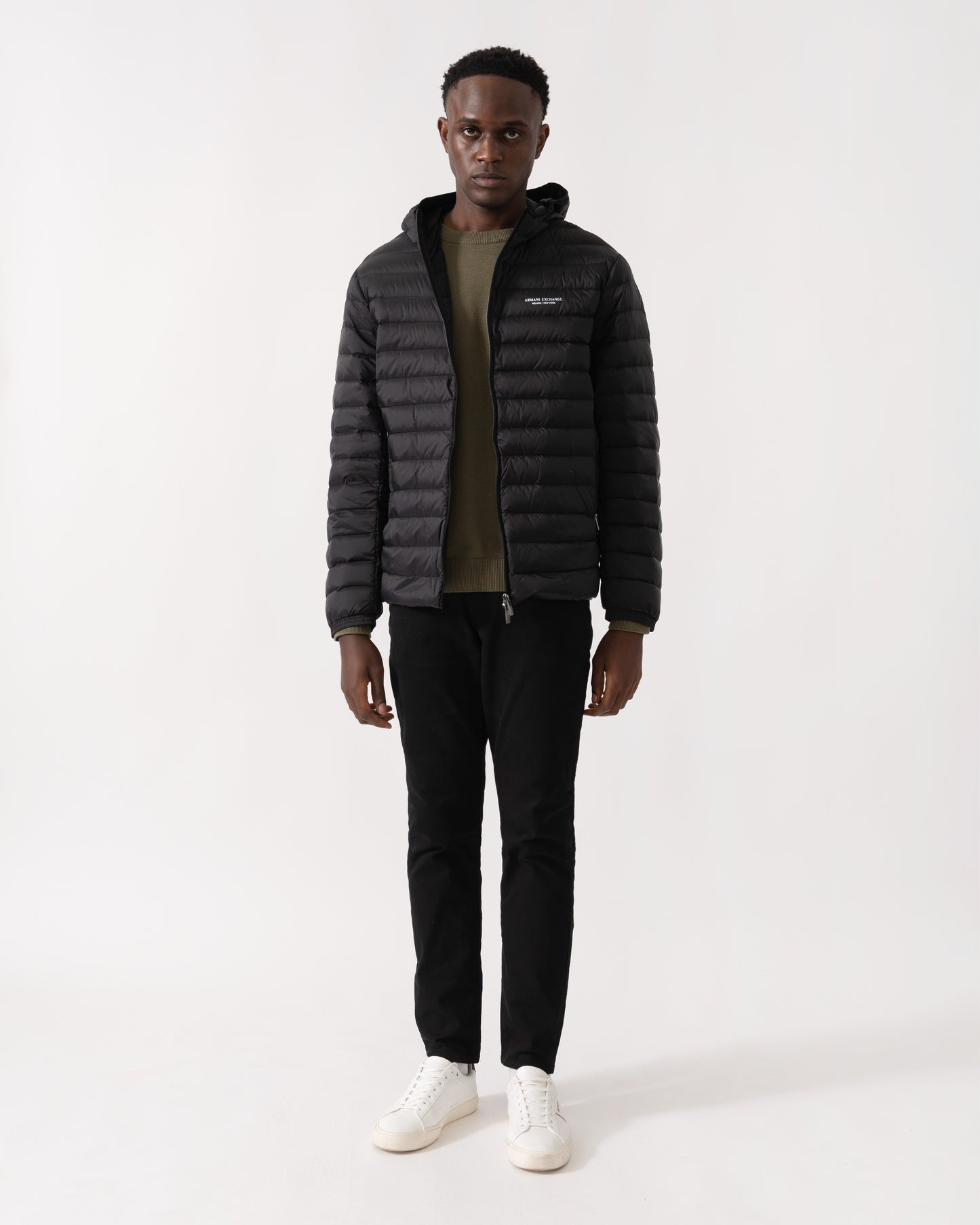 Armani Exchange Mens Down Jacket XM001577-AF16927 - Black UC001