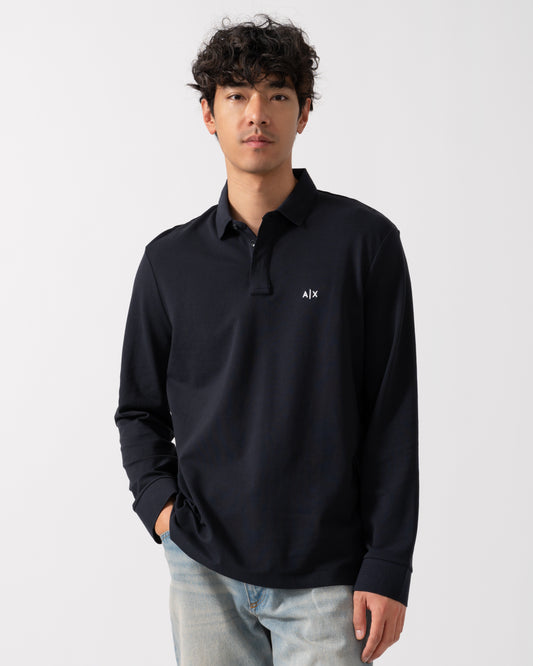 Armani Exchange Mens Polo Shirt XM001288-AF17321 - Deep Navy UB101