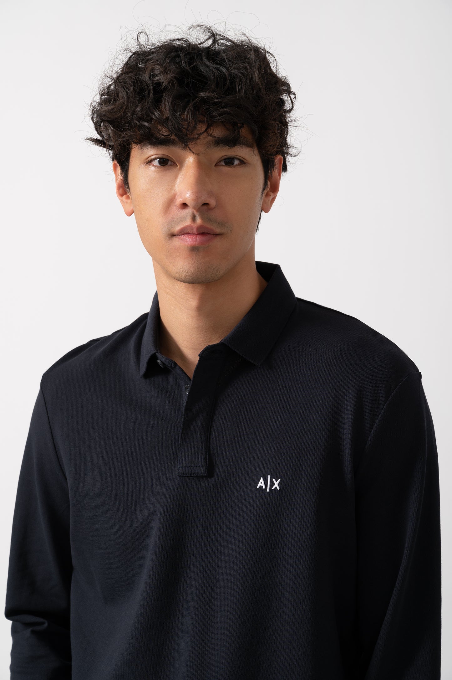 Armani Exchange Mens Polo Shirt XM001288-AF17321 - Deep Navy UB101