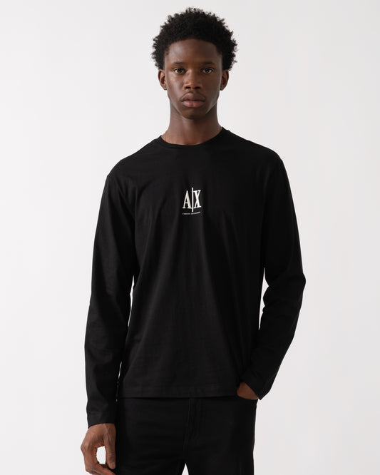 Armani Exchange Mens T-Shirt XM000364-AF12308 - Black UC001