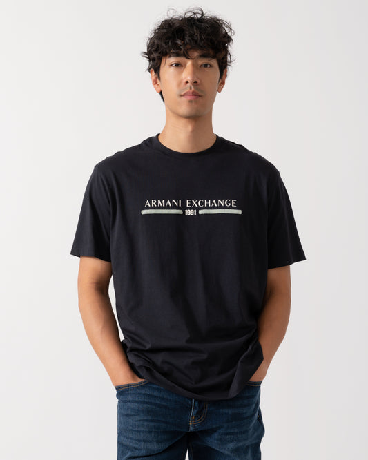 Armani Exchange Mens T-Shirt XM001074-AF10356 - Deep Navy UB101