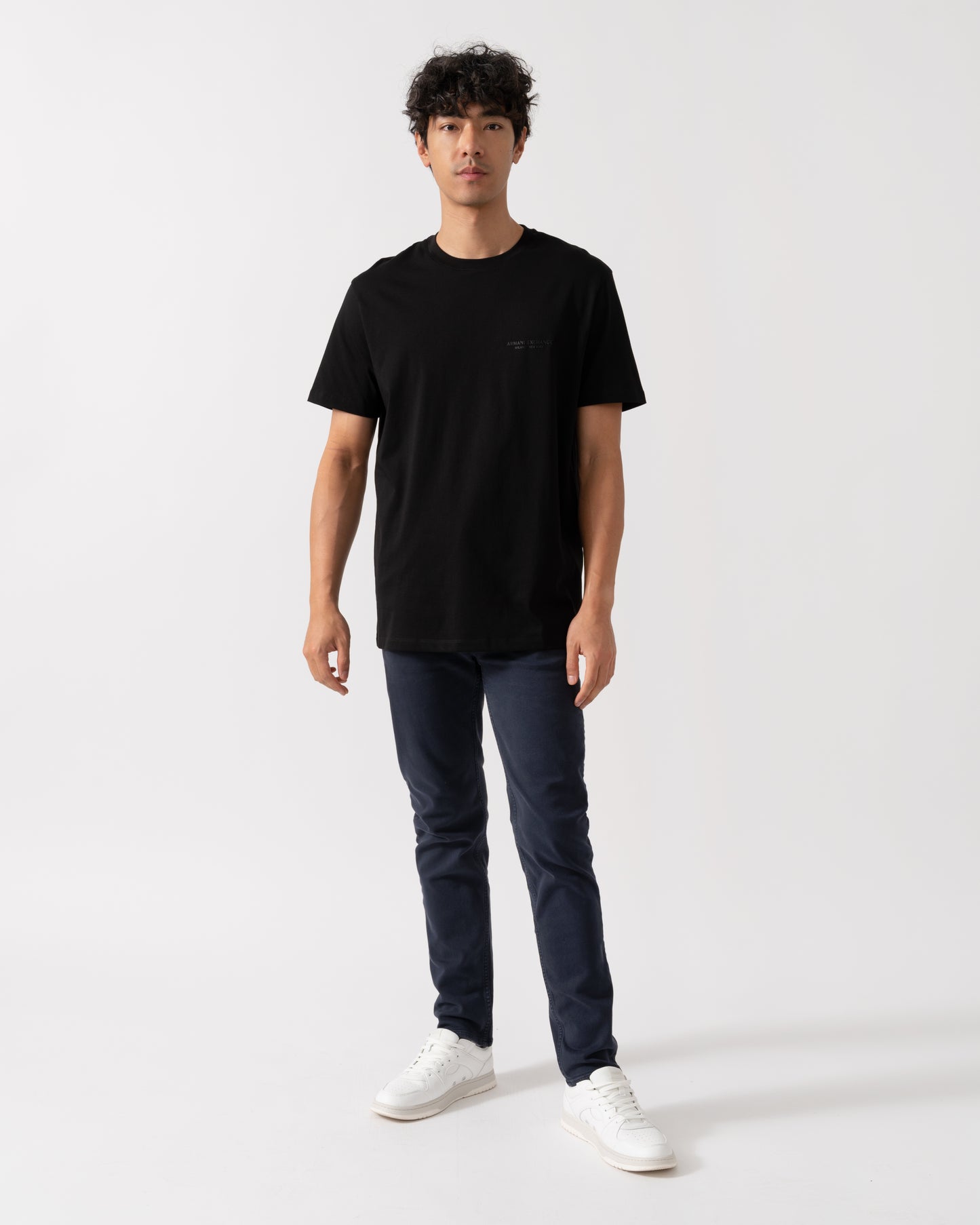 Armani Exchange Mens T-Shirt XM001281-AF10361 - Black UC001