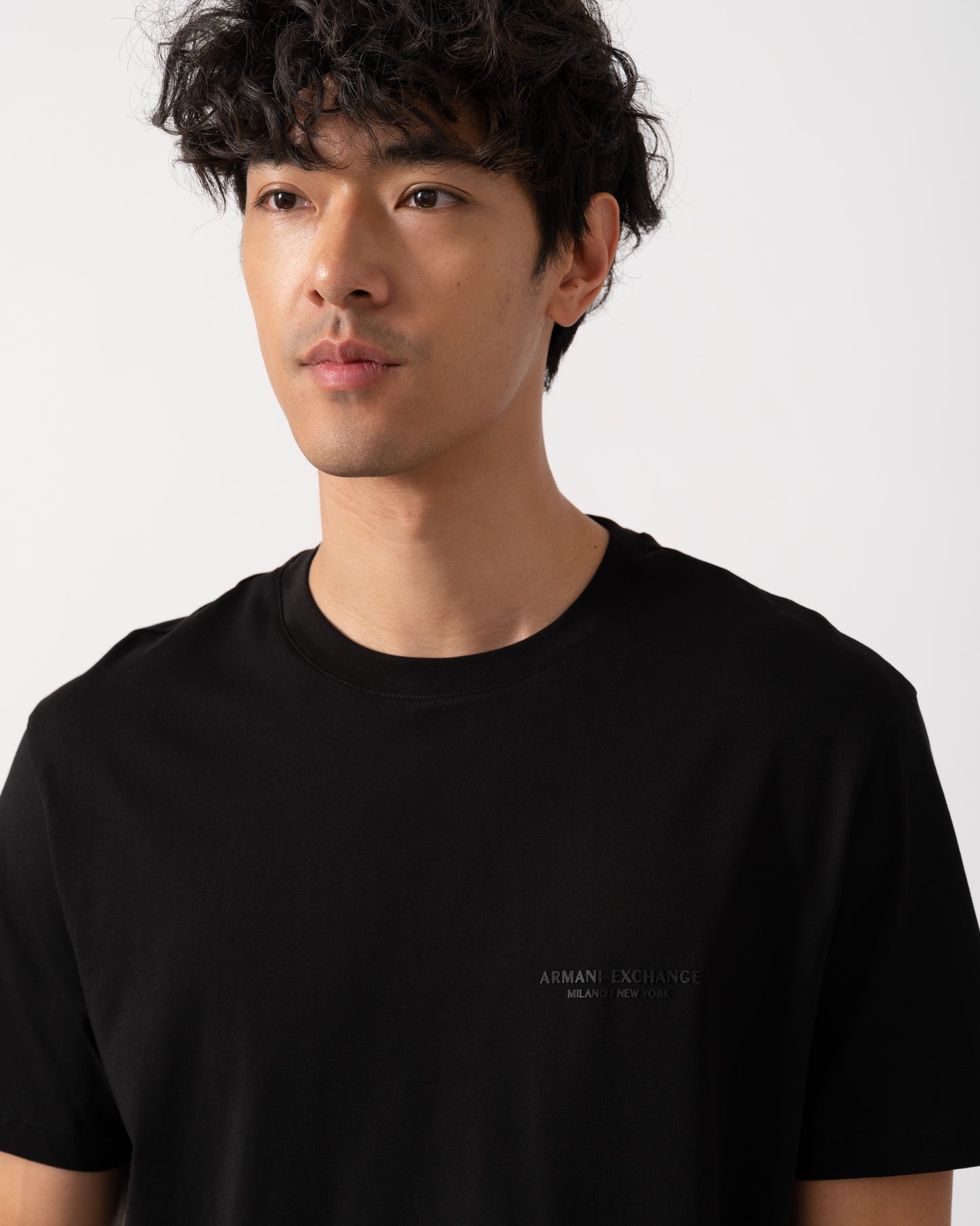 Armani Exchange Mens T-Shirt XM001281-AF10361 - Black UC001