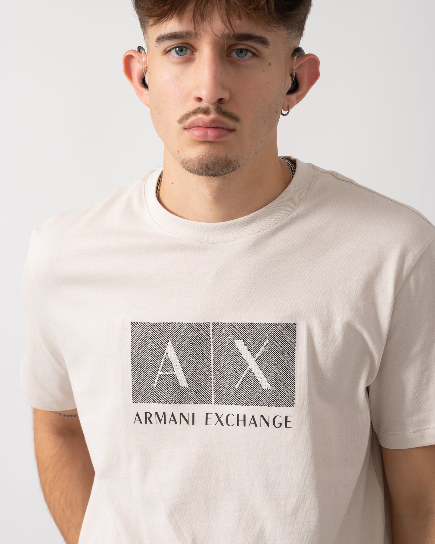 Armani Exchange Mens T-Shirt XM001463-AF10356 - Wind Chime U1013