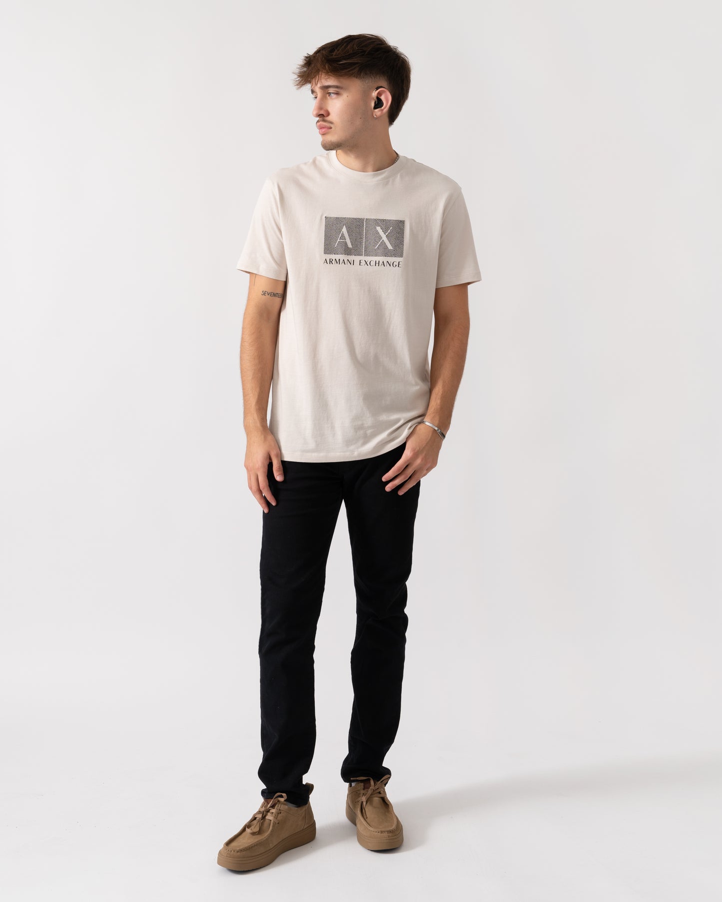 Armani Exchange Mens T-Shirt XM001463-AF10356 - Wind Chime U1013