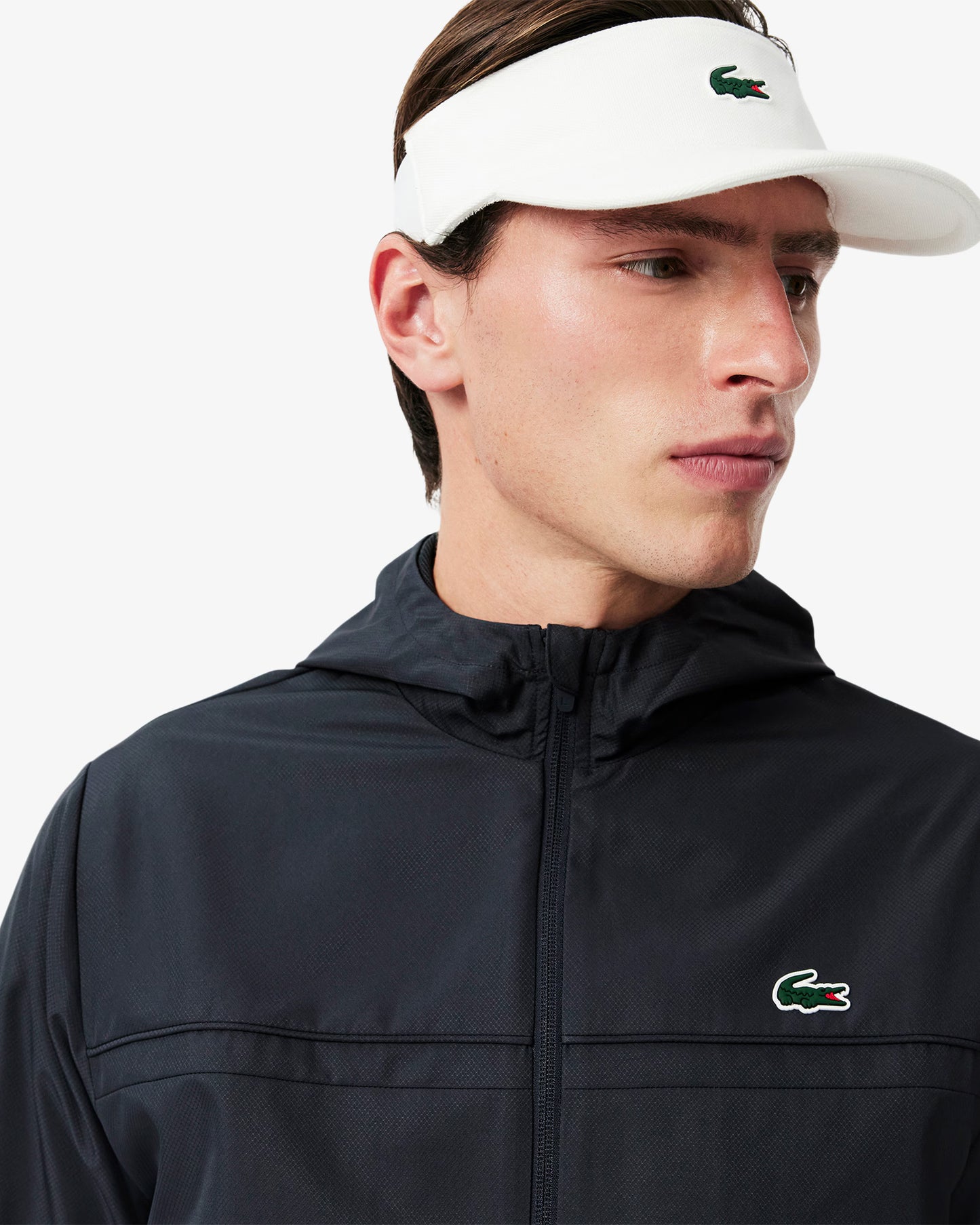 Lacoste Mens Zipped Training Jacket - Graphite/Graphite RT3