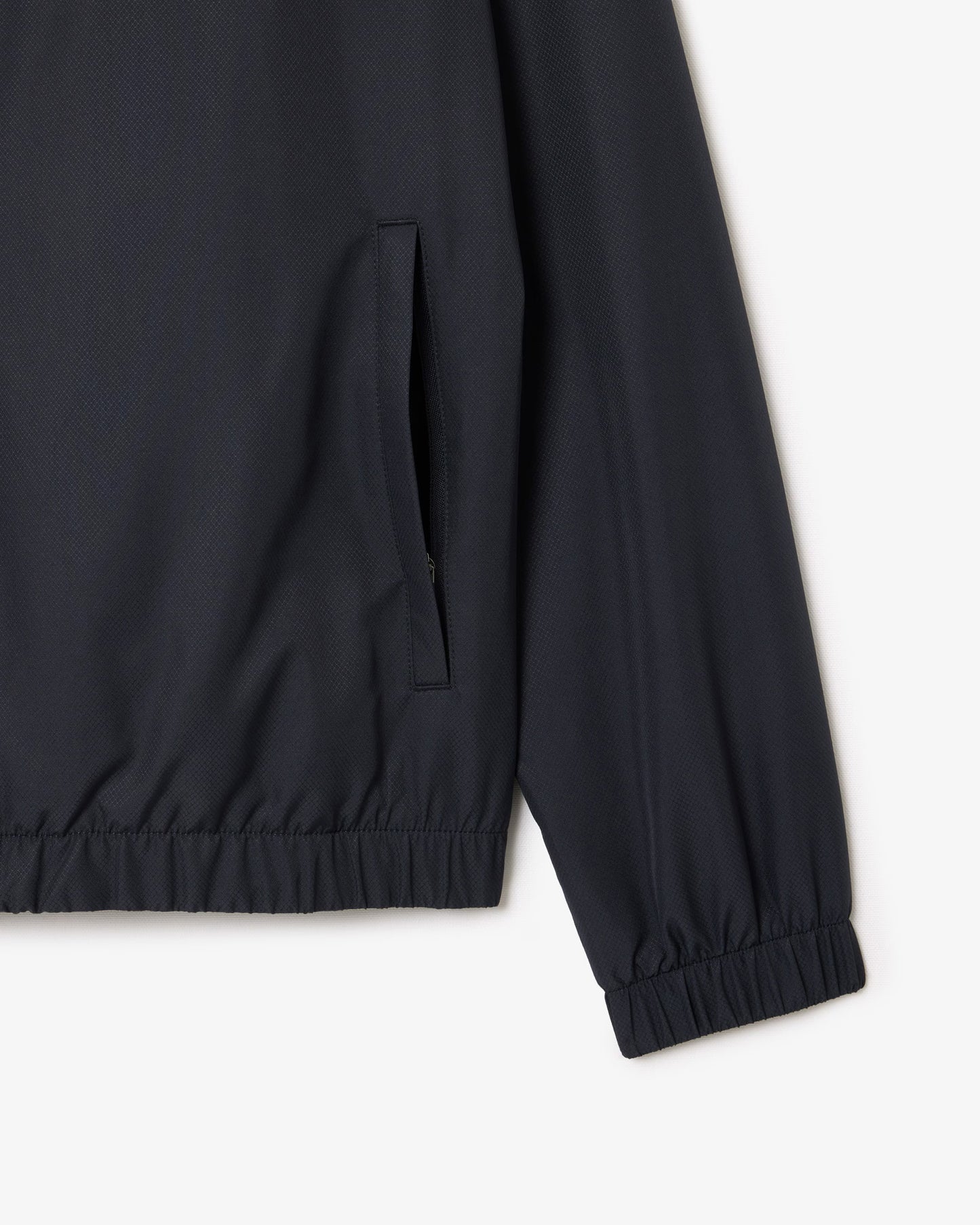 Lacoste Mens Zipped Training Jacket - Graphite/Graphite RT3