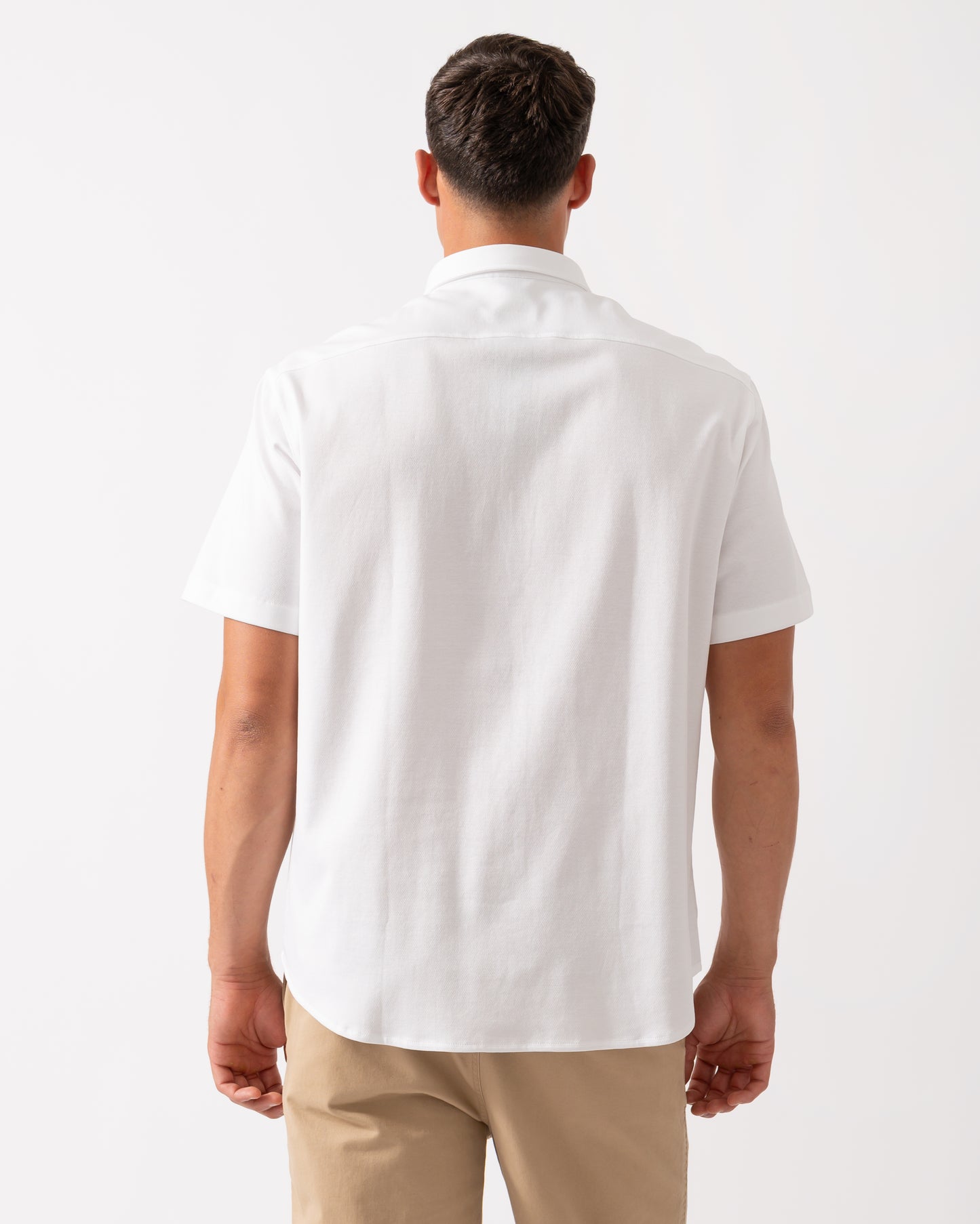 BOSS Green B_Motion Mens Short Sleeve Shirt 50544784 - White 100