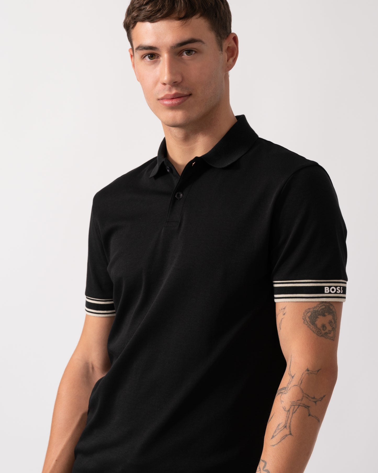 BOSS Green Zone Mens Polo Shirt - Black 002