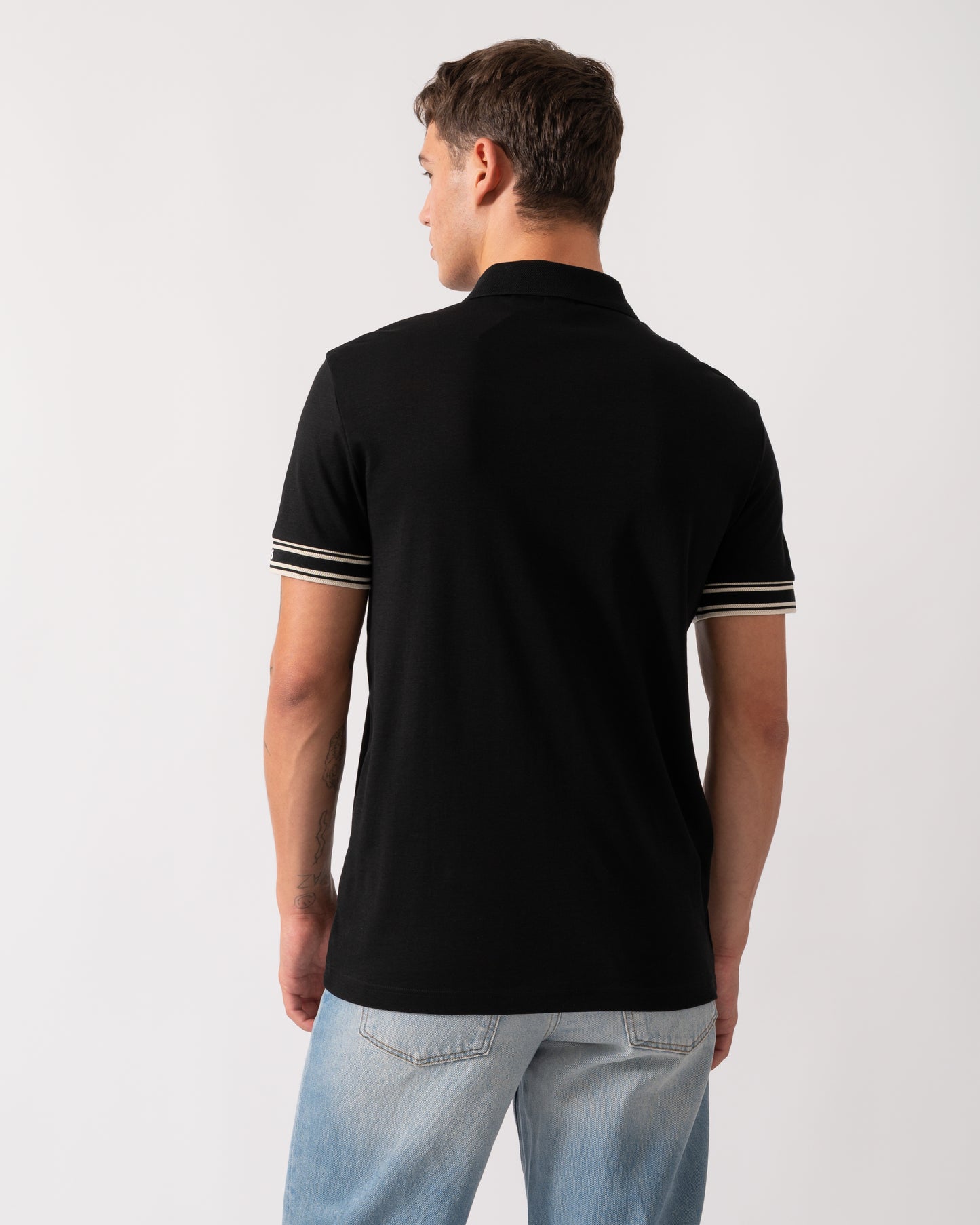 BOSS Green Zone Mens Polo Shirt - Black 002