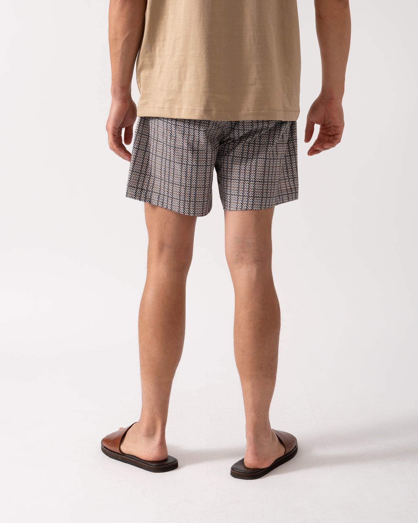 BOSS Orange Mens Beach-to-Bar Swim Shorts - Black 001