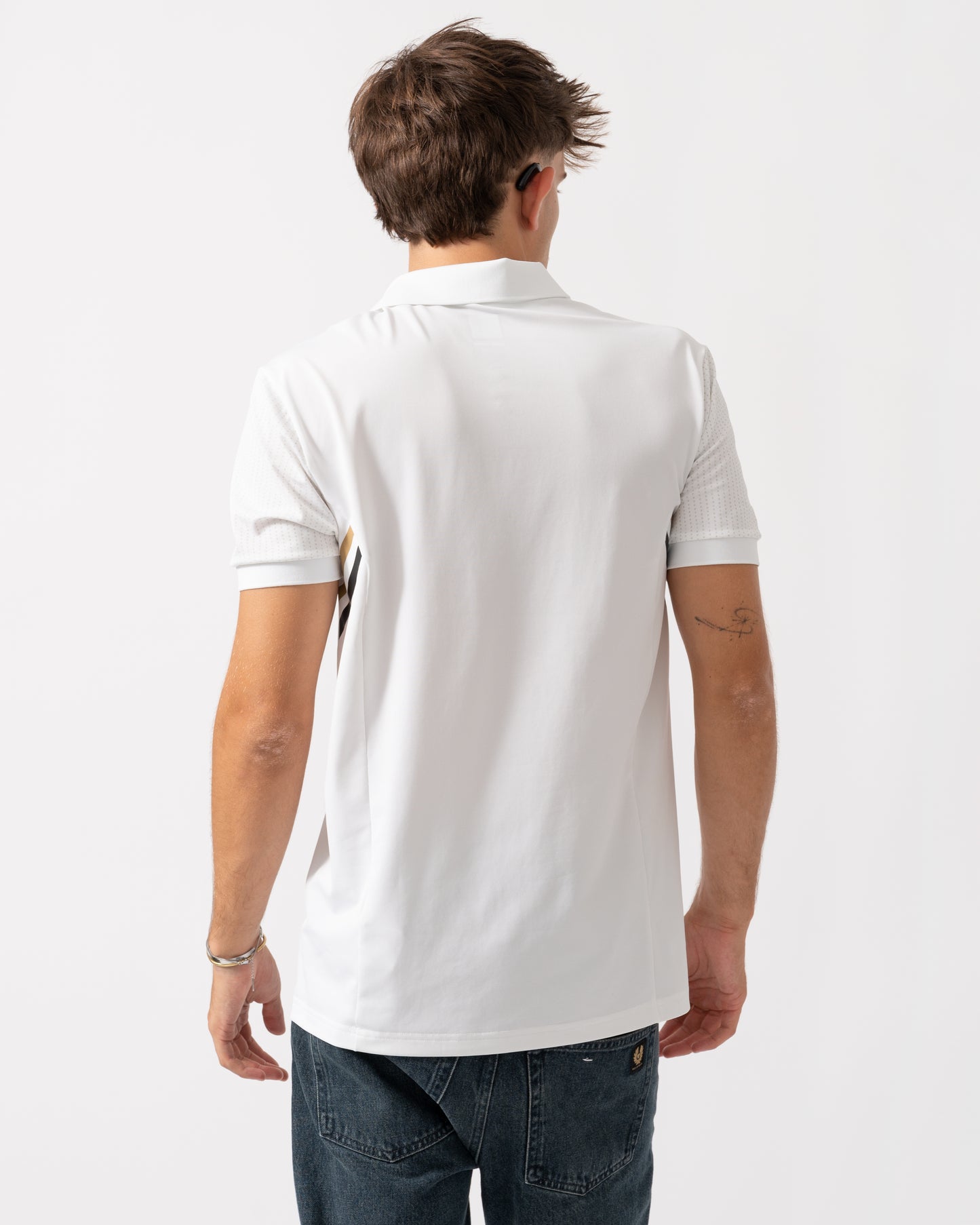 BOSS Green Paule TOC Mens Polo Shirt - White 100