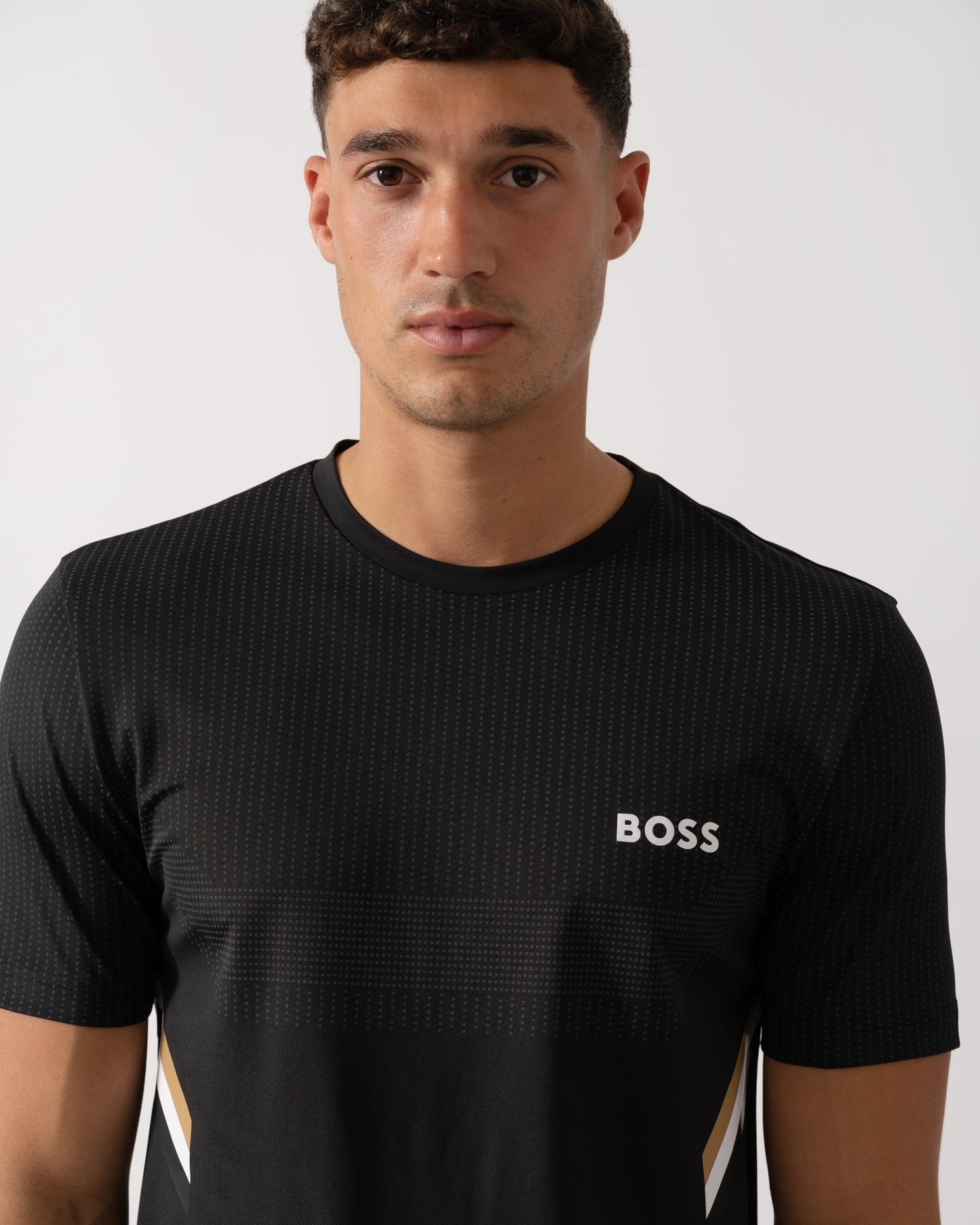 BOSS Green Tee Tech TOC Mens T-Shirt - Black 001