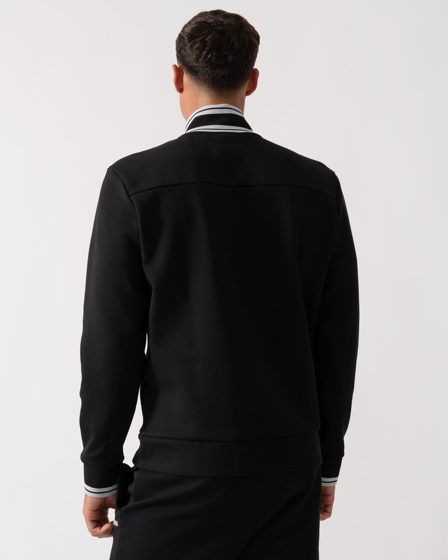 BOSS Green Zone Mens Full Zip Sweatshirt - Black 001