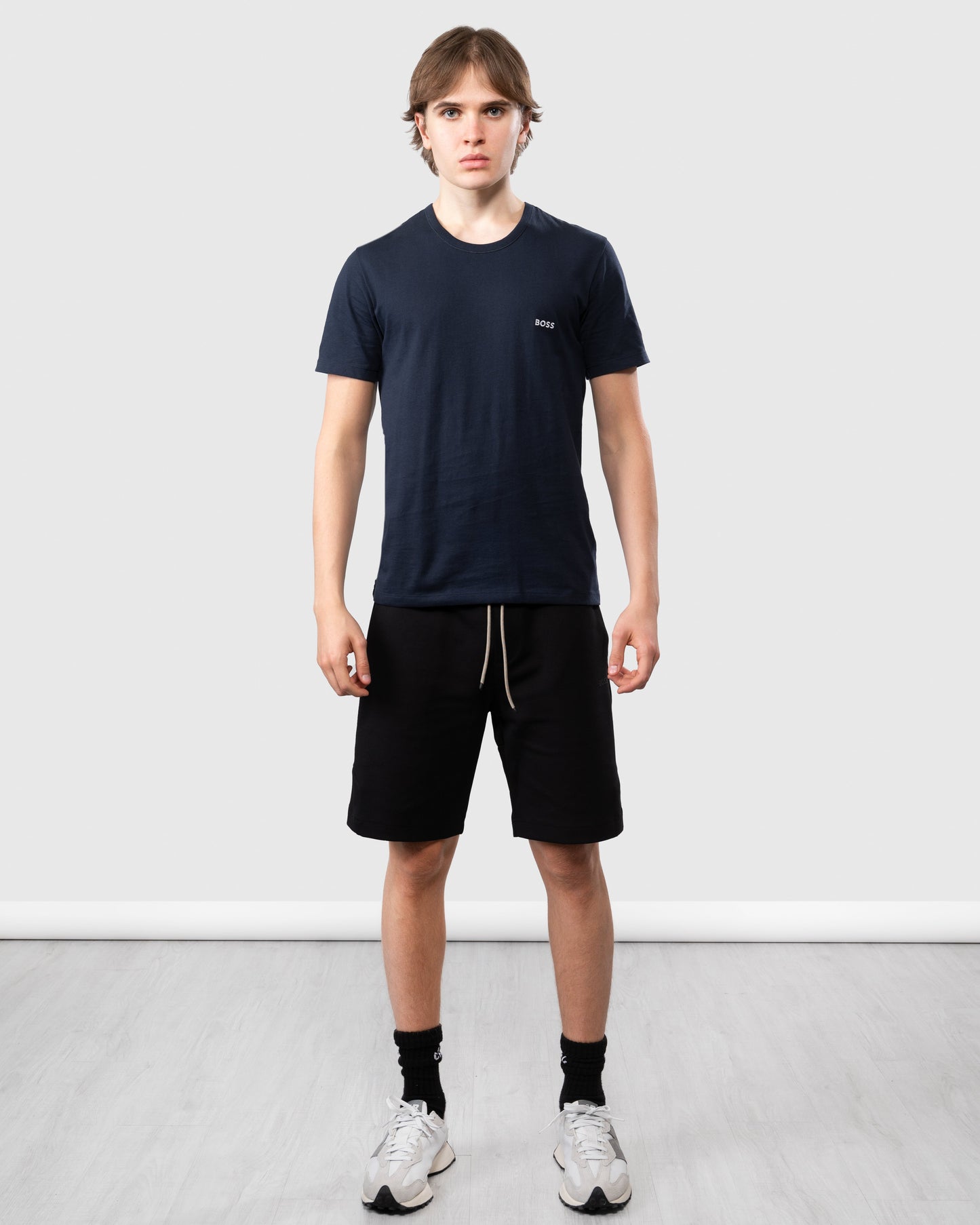 BOSS Orange 3 Pack Classic Regular Fit Crew Neck Mens T-Shirts NOS - White/Navy/Black 984