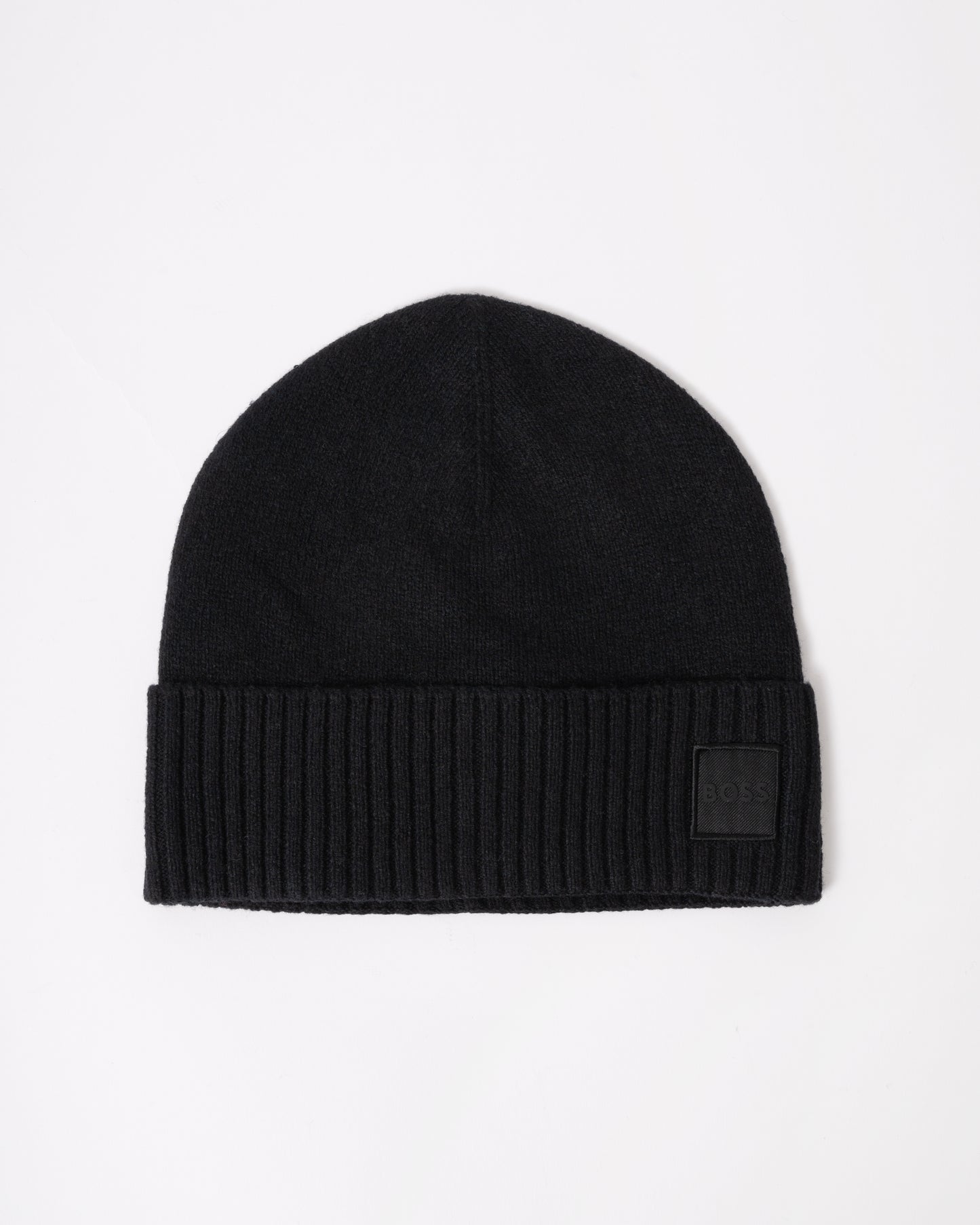 BOSS Orange Akaio R Mens Beanie with Logo Label - Black 001