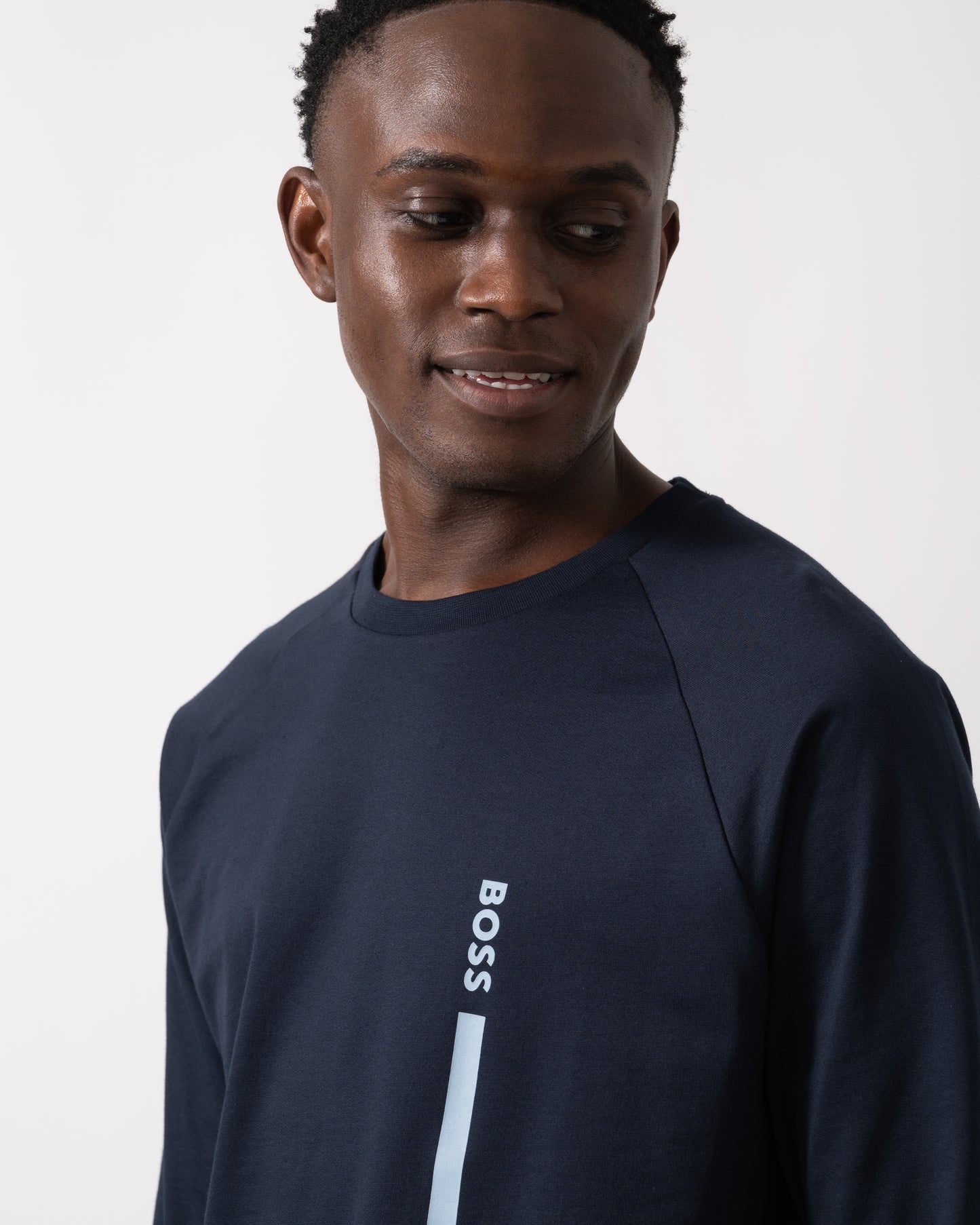 BOSS Orange Authentic Mens Loungewear Sweatshirt 50545558 - Dark Blue 403