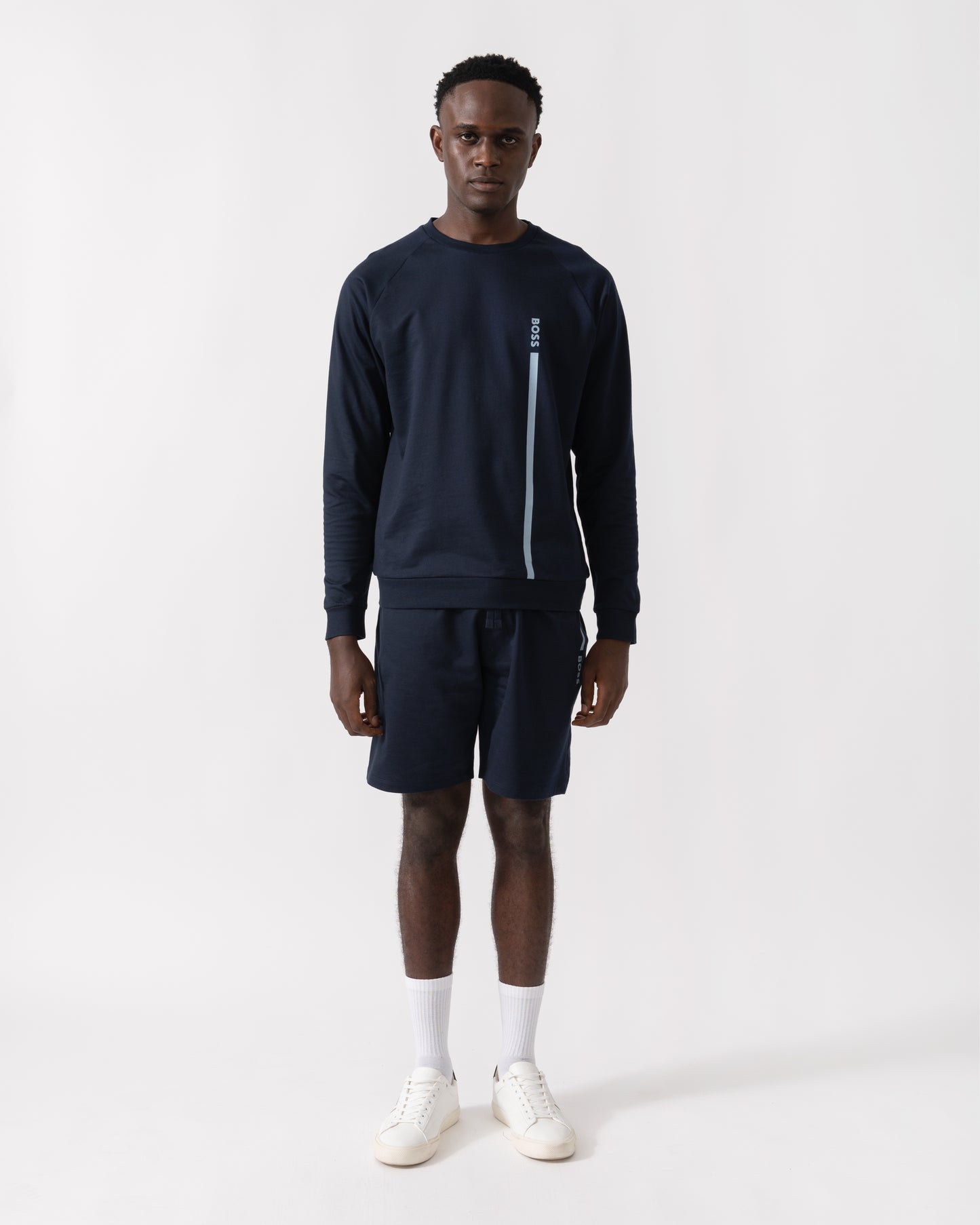 BOSS Orange Authentic Mens Loungewear Sweatshirt 50545558 - Dark Blue 403