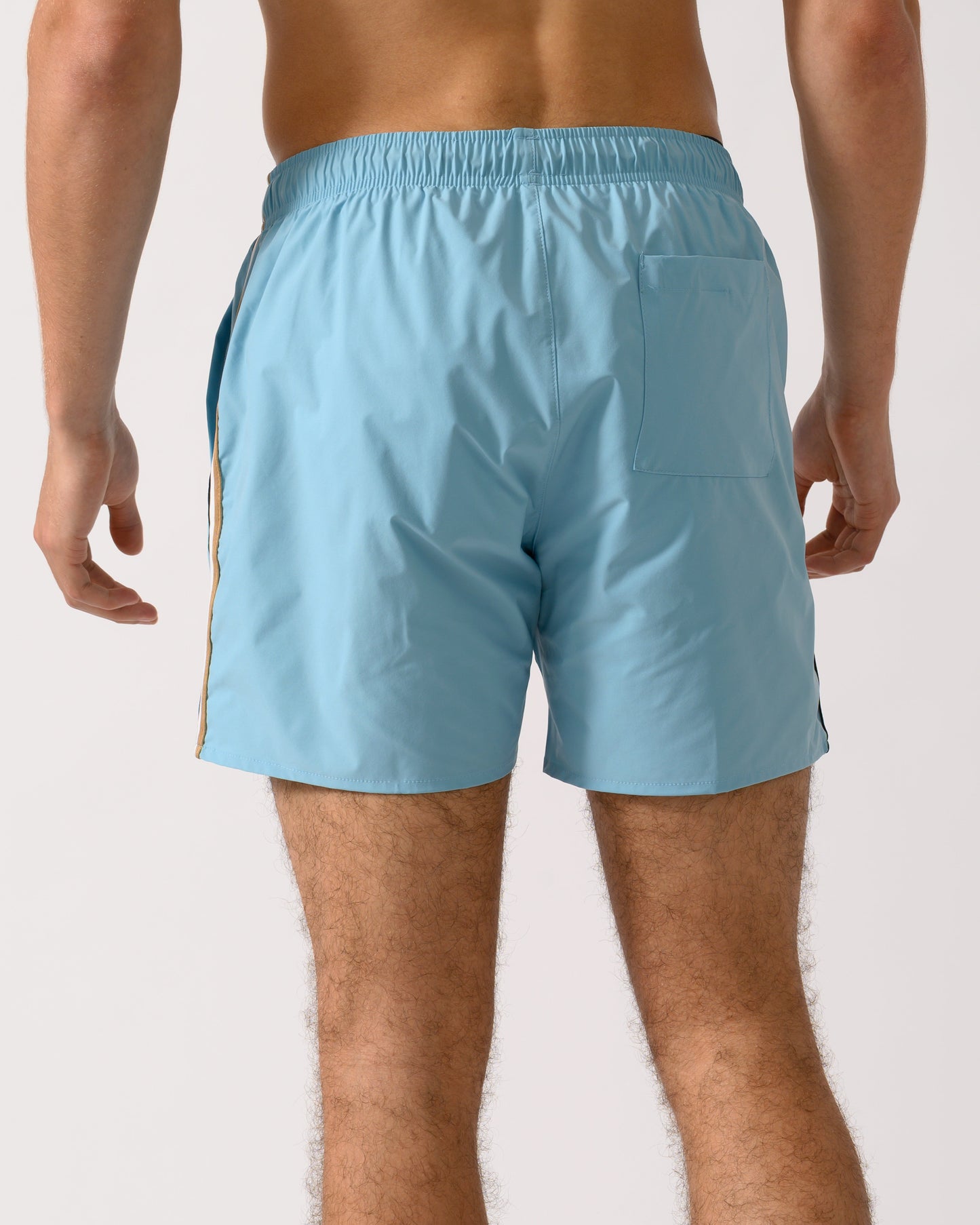 BOSS Orange Iconic Mens Swim Shorts - Light/Pastel Blue 455