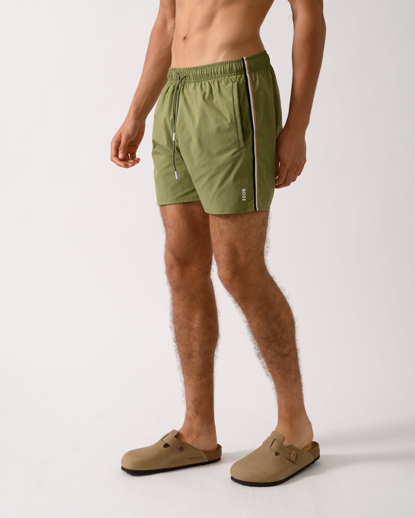 BOSS Orange Iconic Mens Swim Shorts - Medium Green 311