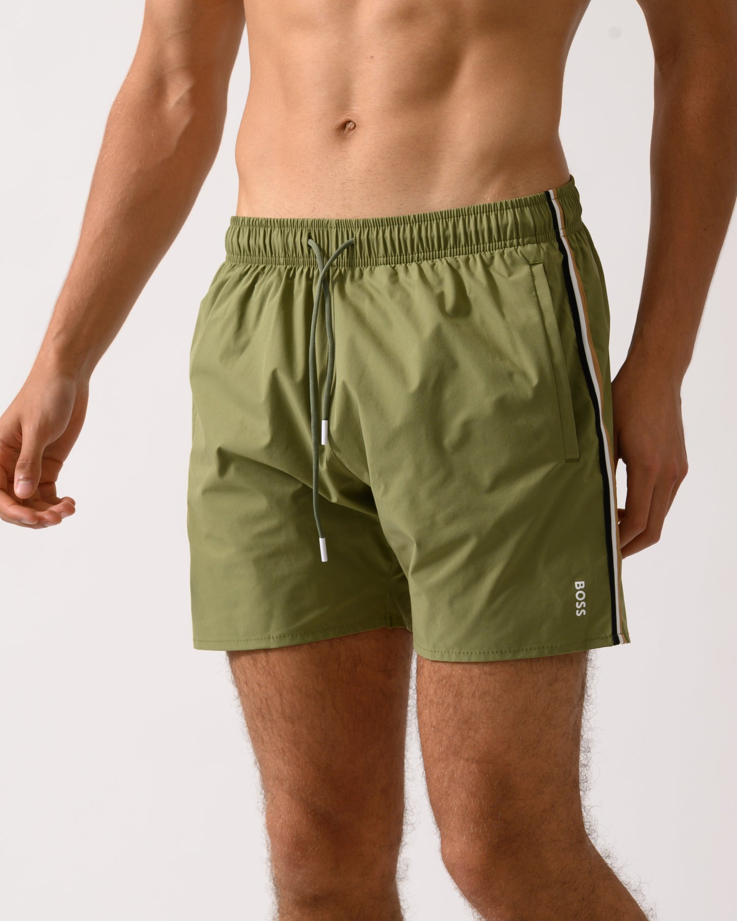 BOSS Orange Iconic Mens Swim Shorts - Medium Green 311