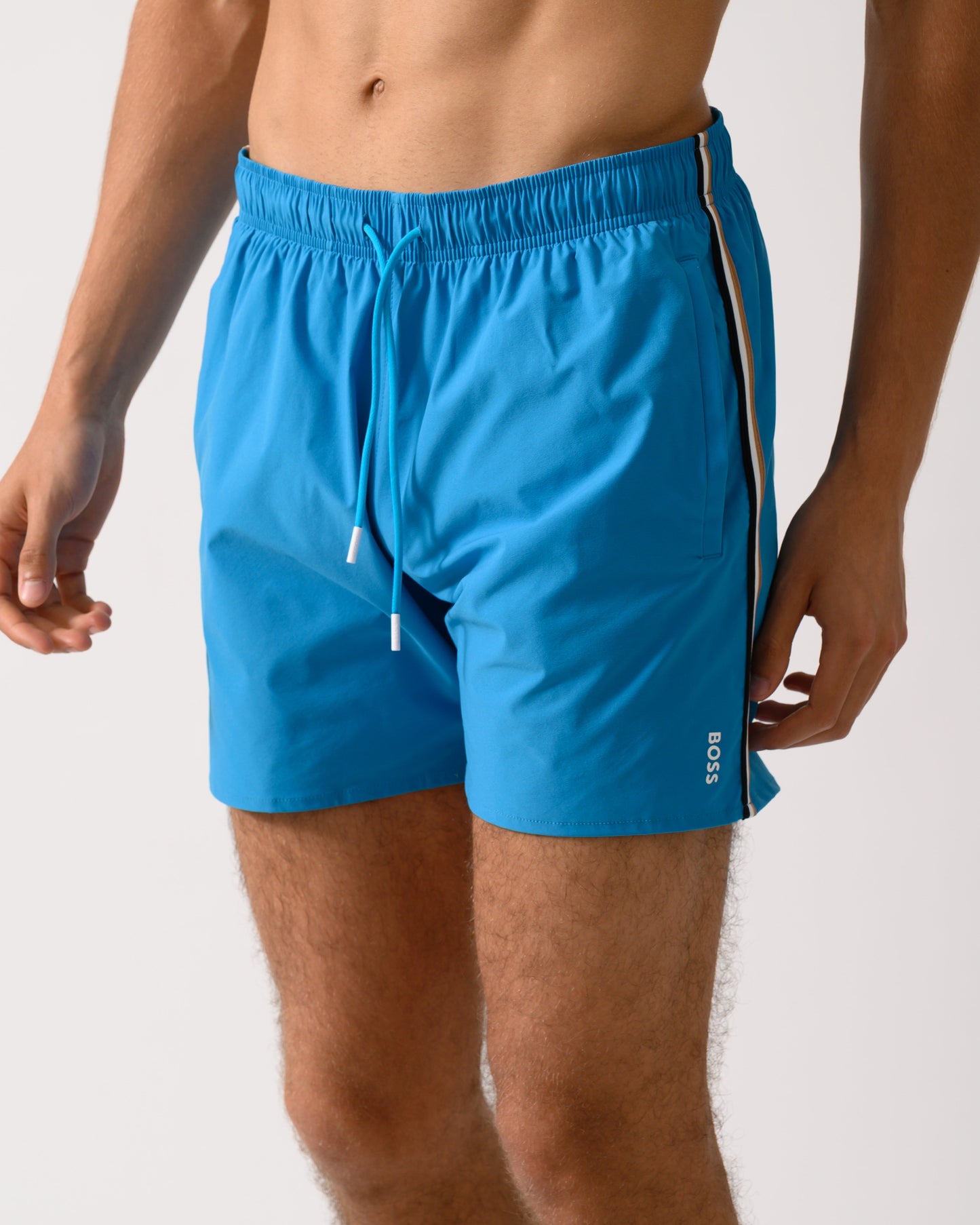 BOSS Orange Iconic Mens Swim Shorts - Turquoise/Aqua 443