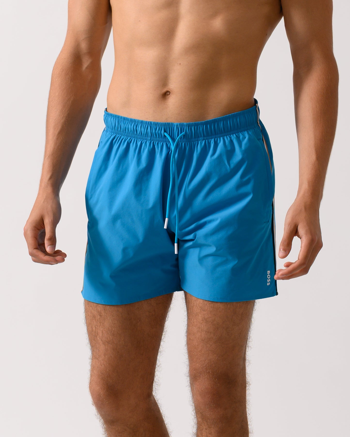 BOSS Orange Iconic Mens Swim Shorts - Turquoise/Aqua 443