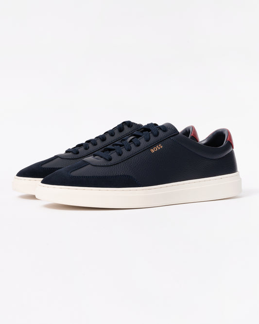 BOSS Orange Kieran_Tenn_sdgral Mens Trainers - Dark Blue 406