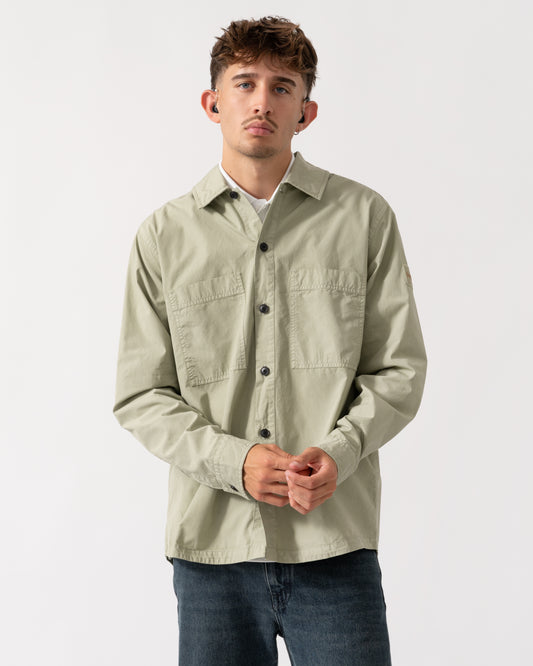 BOSS Orange Locky 2 Mens Overshirt 50543519 - Open Green 370