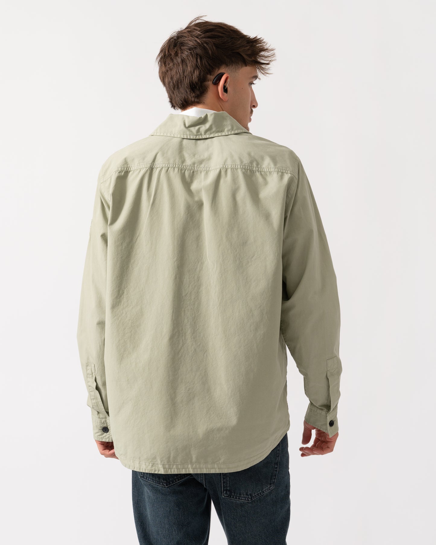 BOSS Orange Locky 2 Mens Overshirt 50543519 - Open Green 370