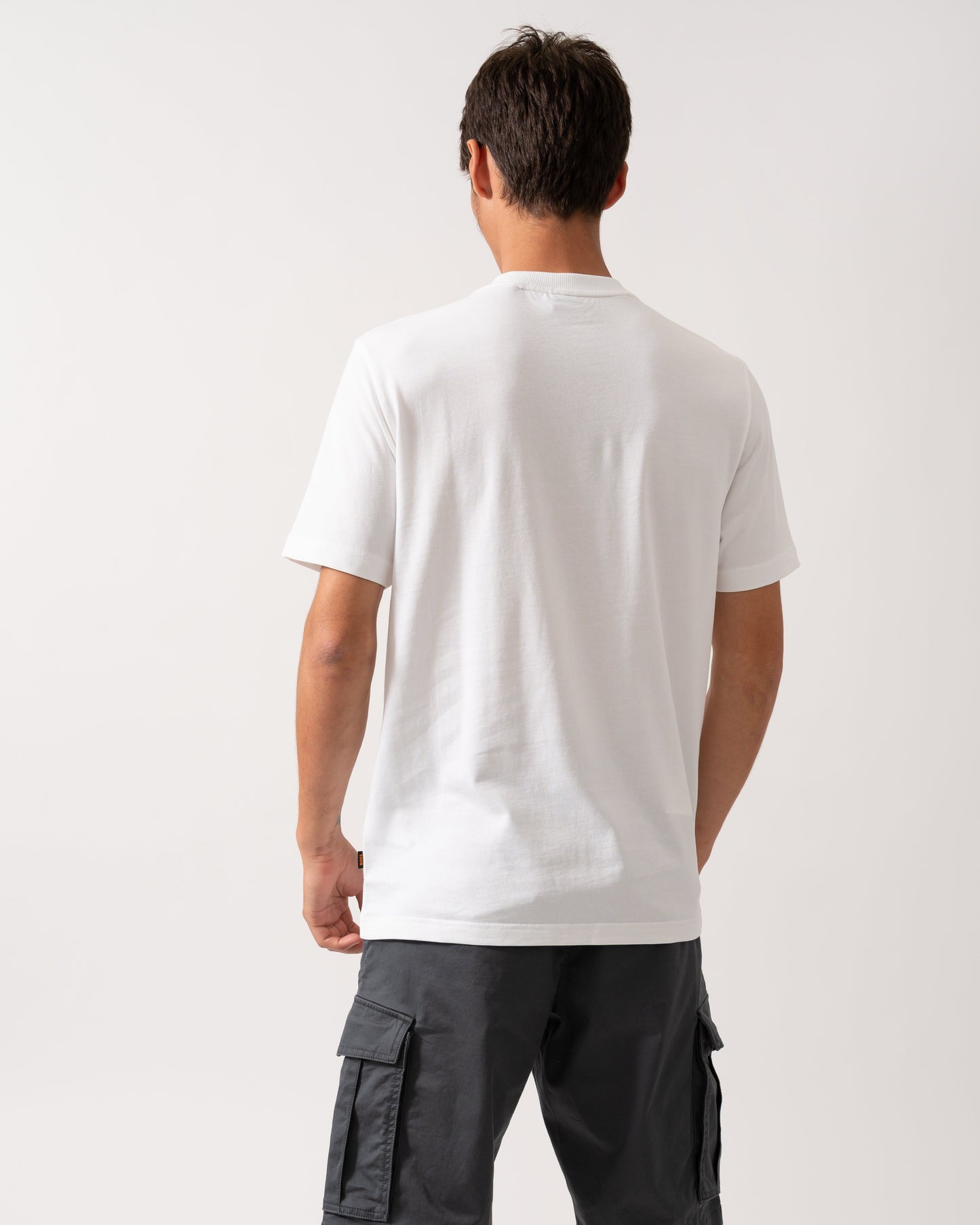 BOSS Orange Logospace Mens T-Shirt - White 100