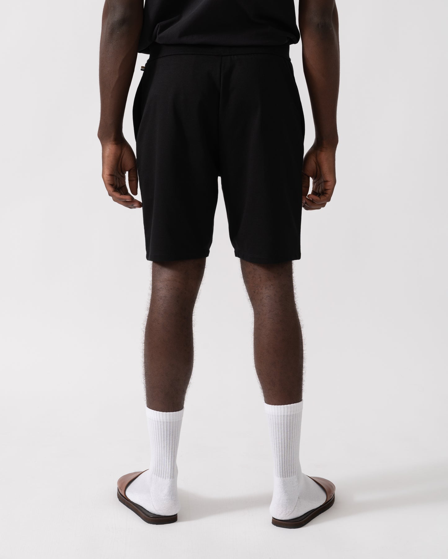 BOSS Orange Mens Authentic Loungewear Shorts 50545560 - Black 001