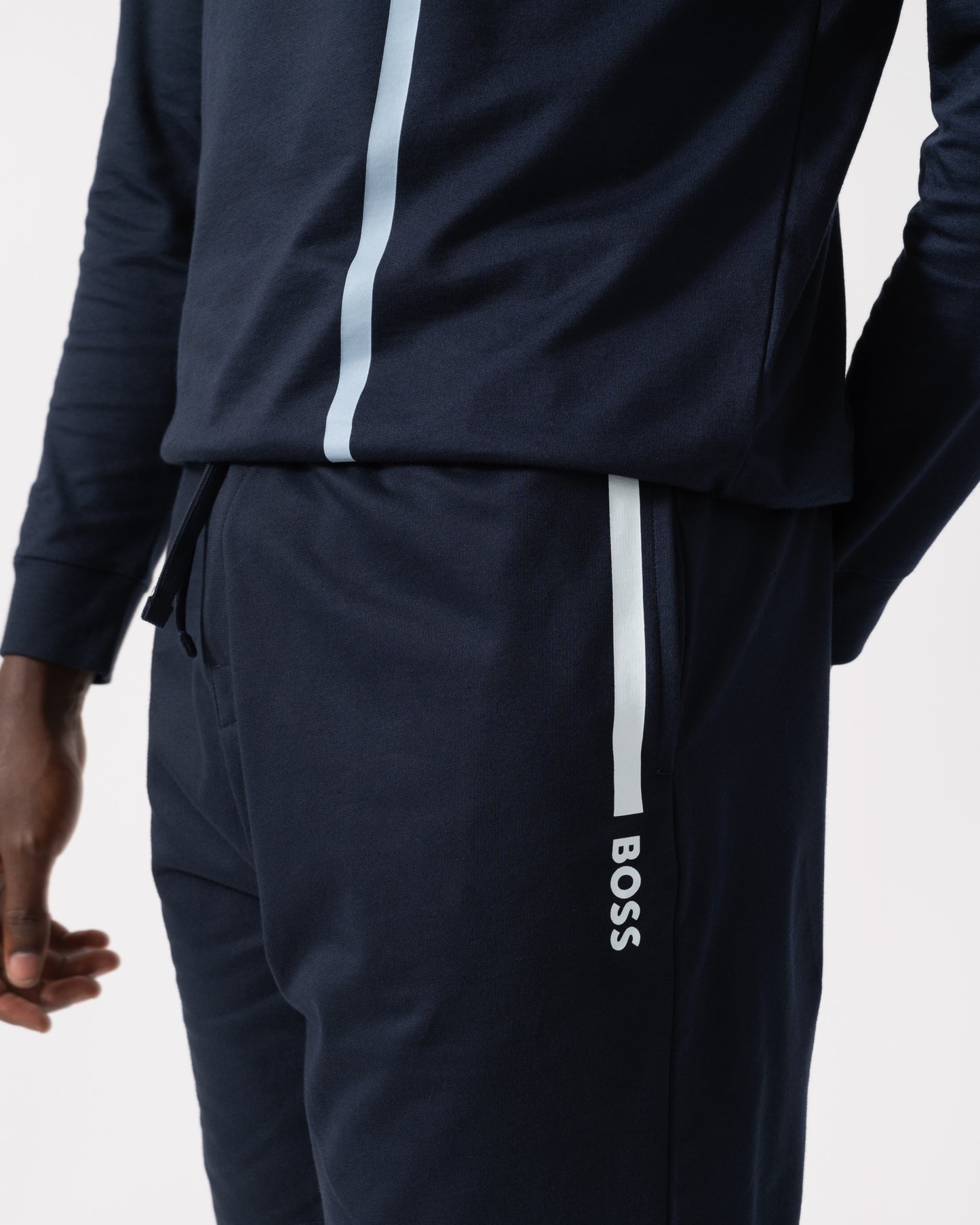 BOSS Orange Mens Authentic Loungewear Shorts 50545560 - Dark Blue 404