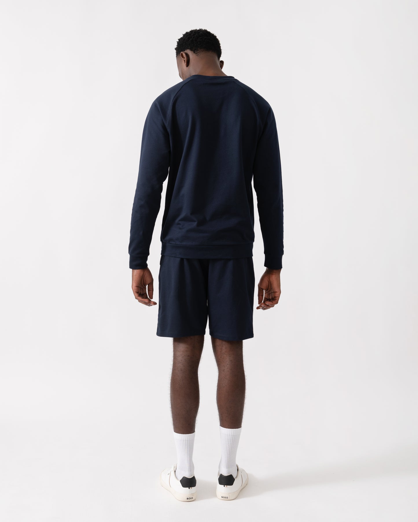 BOSS Orange Mens Authentic Loungewear Shorts 50545560 - Dark Blue 404
