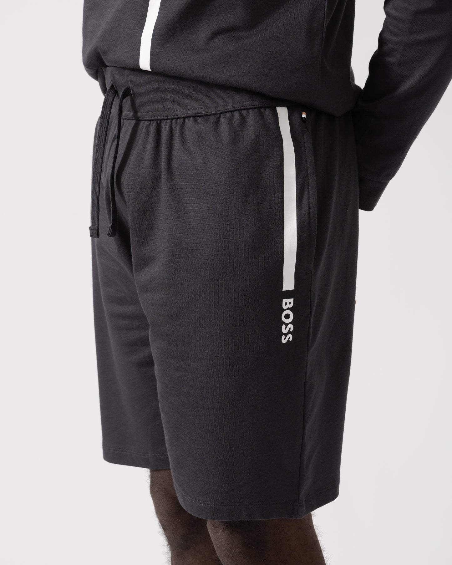 BOSS Orange Mens Authentic Loungewear Shorts 50545560 - Dark Grey 021
