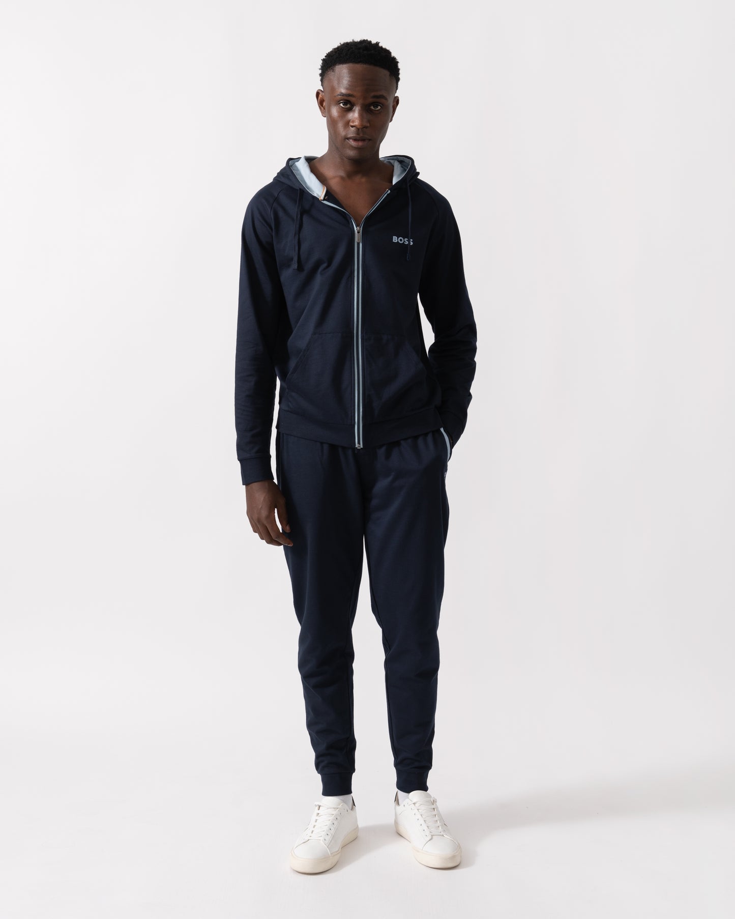 BOSS Orange Mens Authentic Loungewear Pants 50545565 - Dark Blue 403