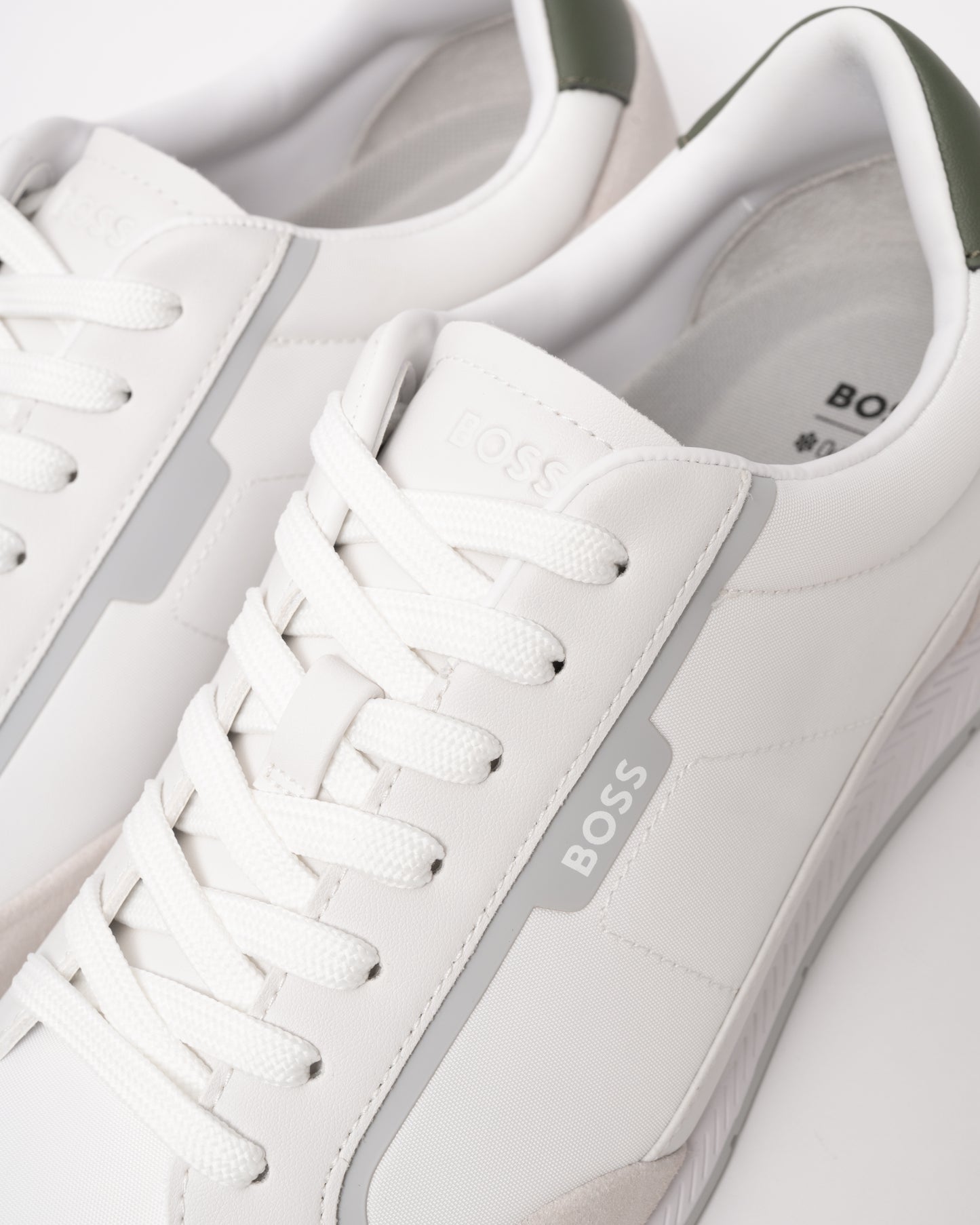 BOSS Orange Nitan Mens Trainers - Open White 143