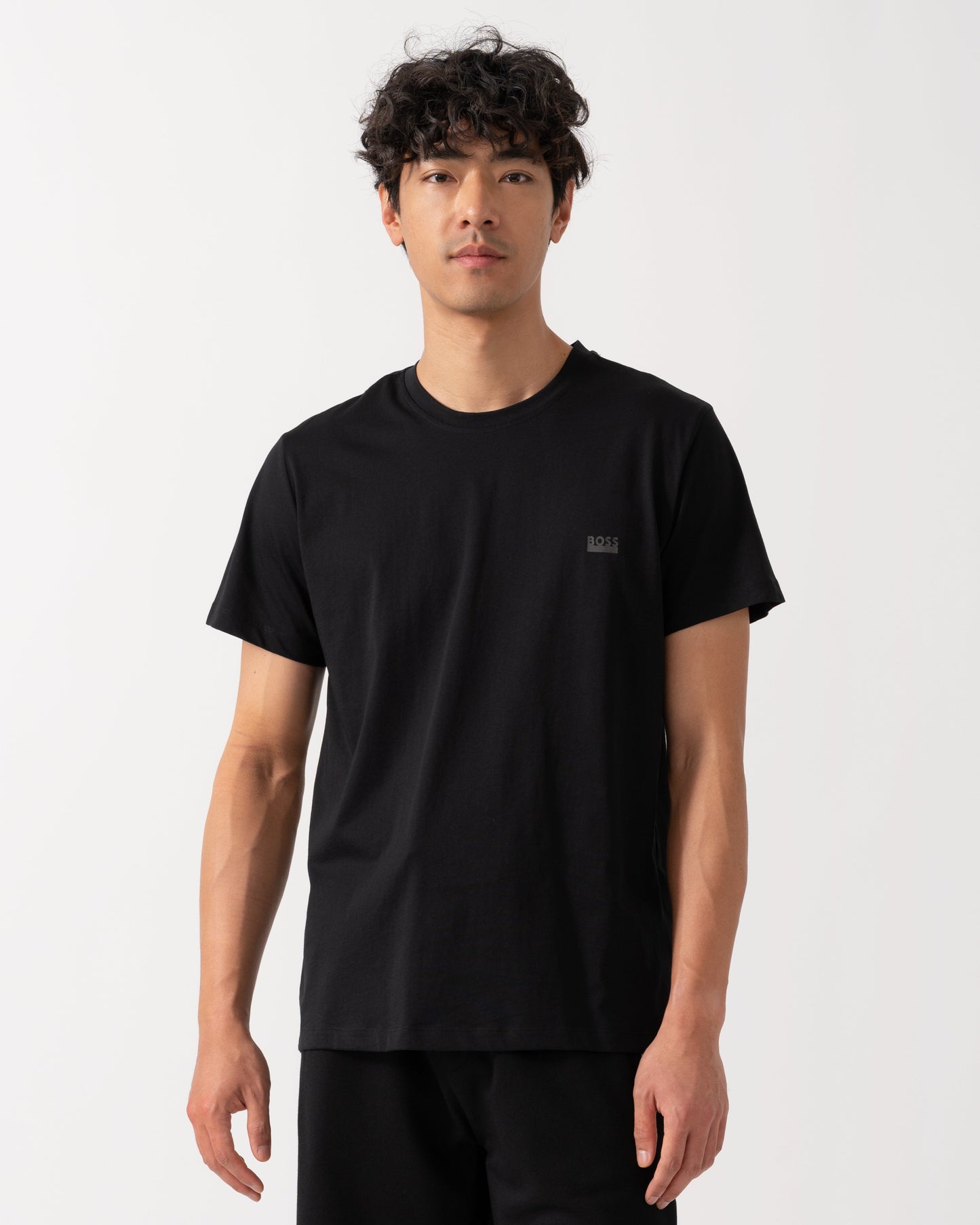 BOSS Orange RN 365 Mens T-Shirt - Black 001