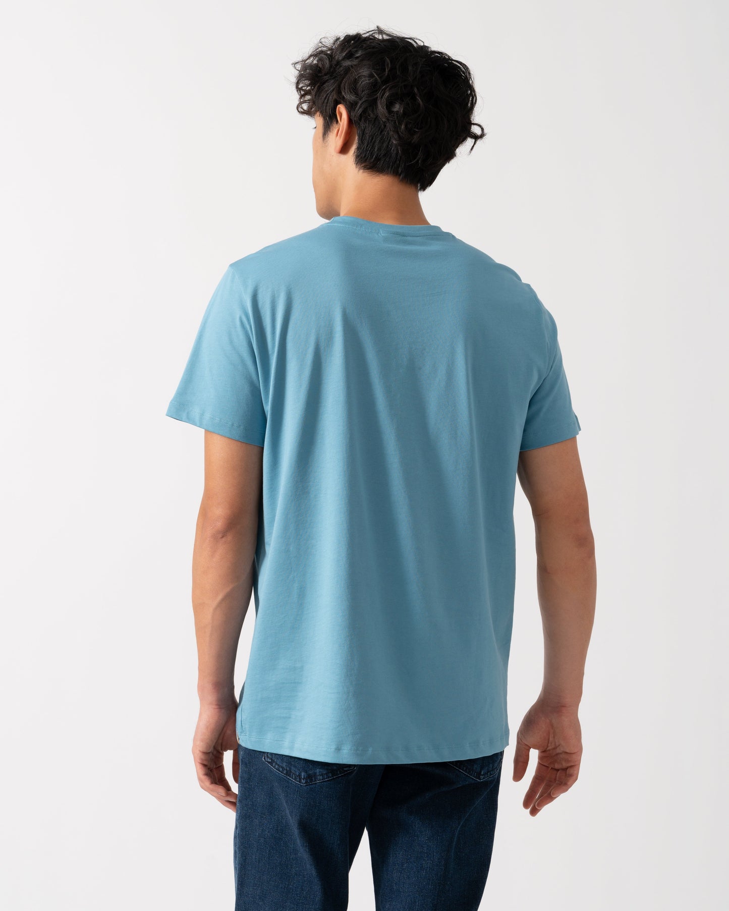 BOSS Orange RN 365 Mens T-Shirt - Light/Pastel Blue 453
