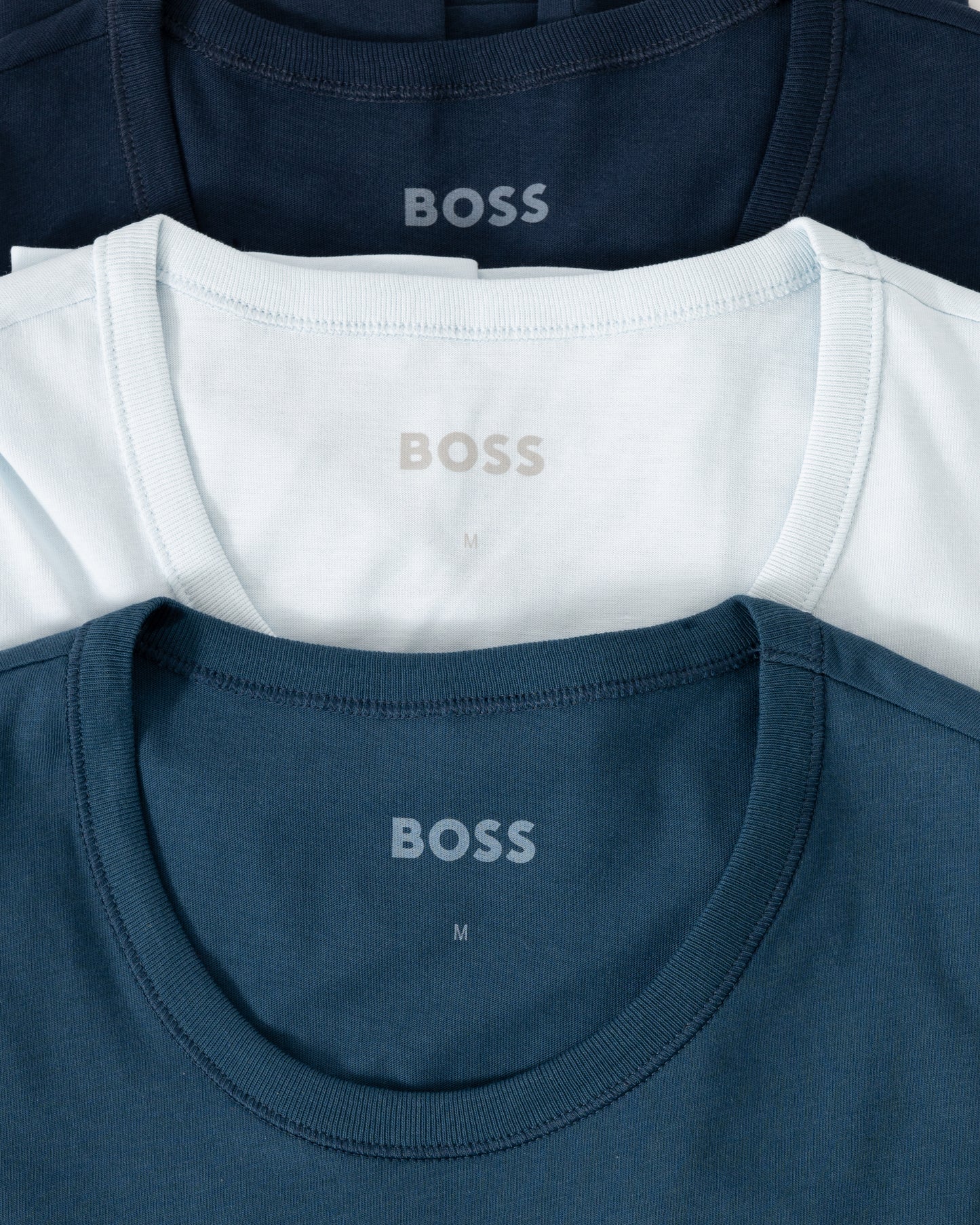 BOSS Orange RN Classic 3-Pack Mens T-Shirts - Open Miscellaneous 971
