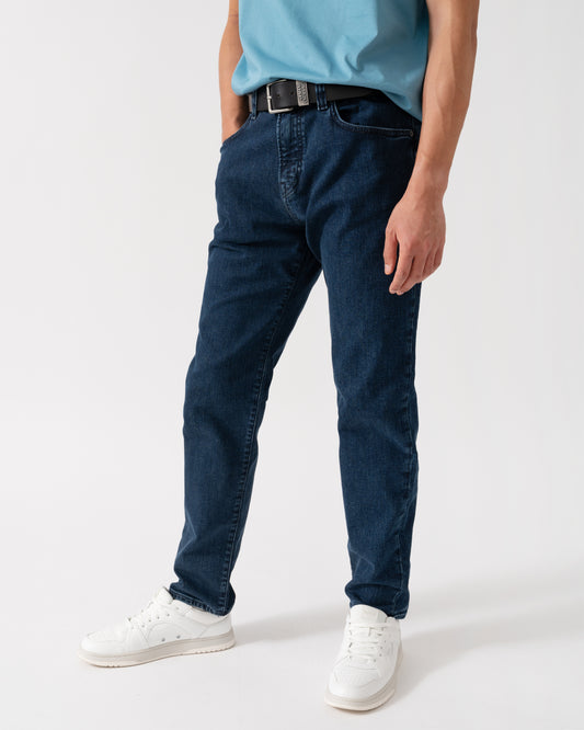 BOSS Orange Re.Maine BO Regular-Fit Jeans in Blue Comfort-Stretch Denim  - Navy 415