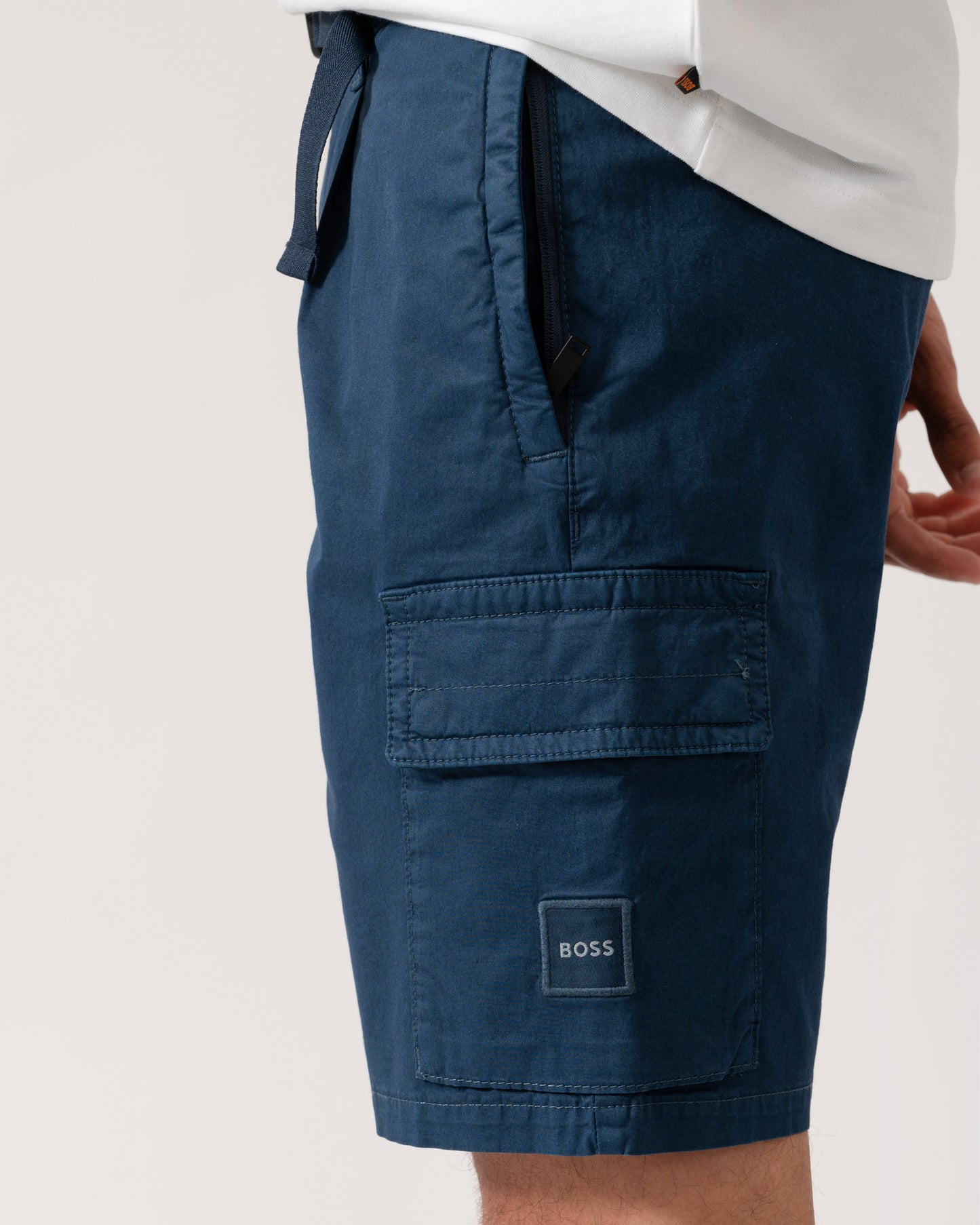 BOSS Orange Sariel Mens Shorts - Open Blue 466