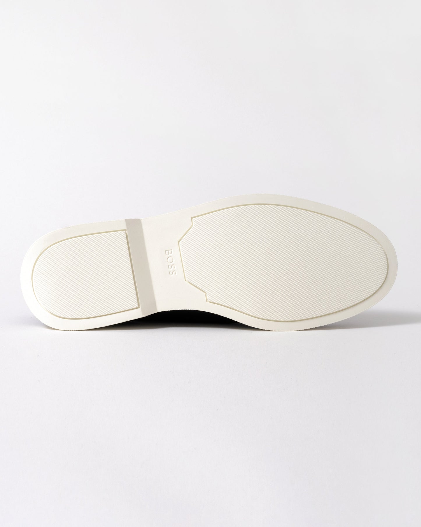 BOSS Orange Sienne Mens Italian Leather Loafers - Black 001