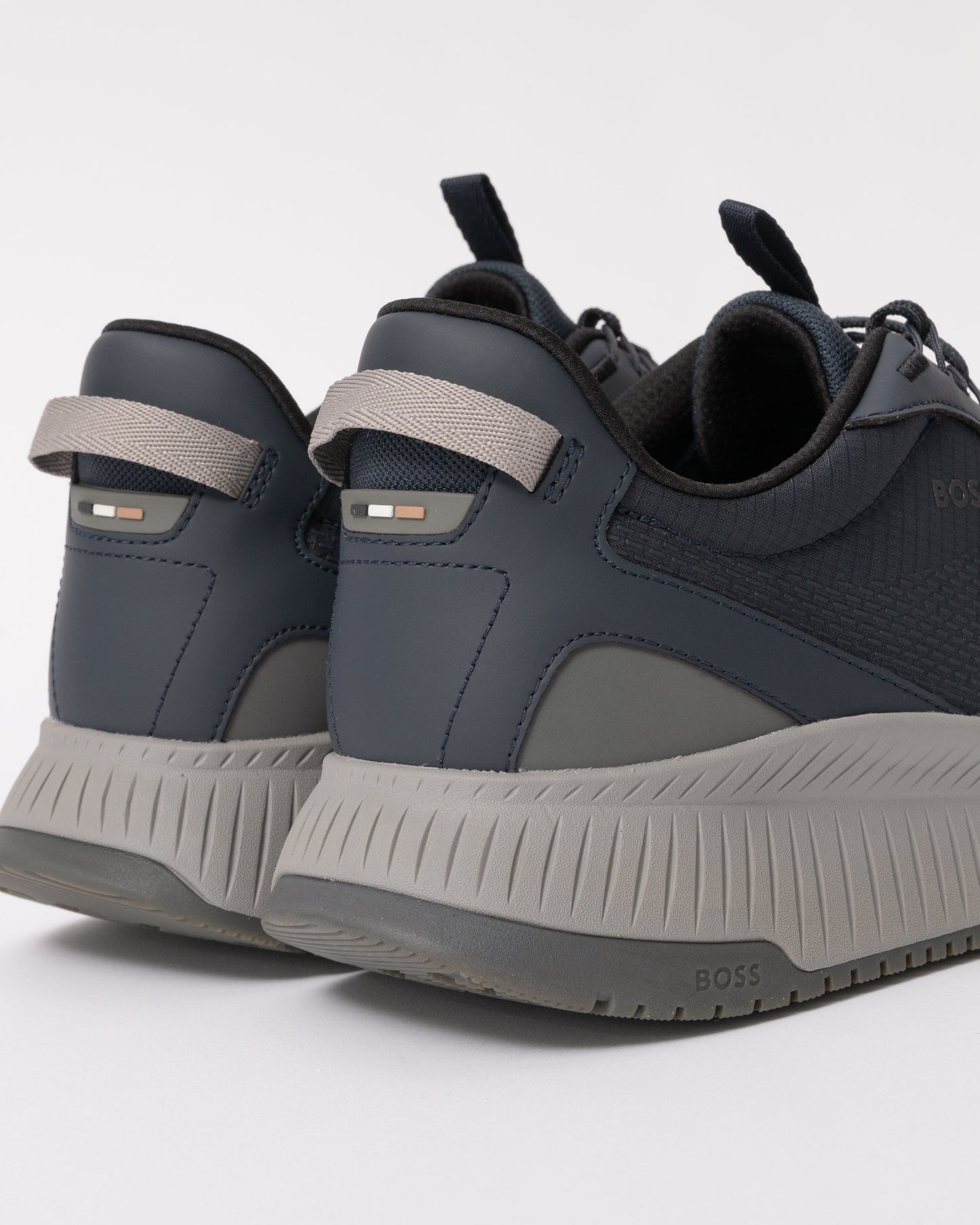 BOSS Orange TTNM EVO Runn Mens Mesh Upper Trainers - Navy 410