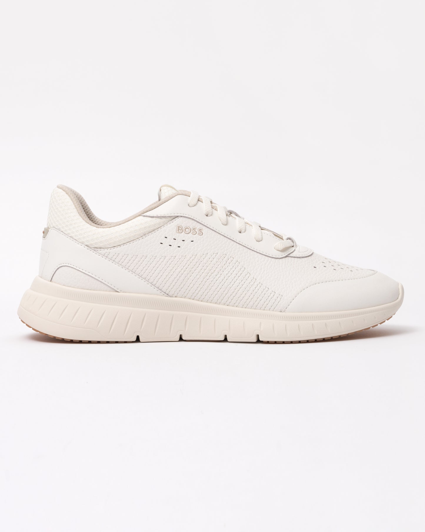 BOSS Orange Titanis_Runn_ltmx Mens Trainers - Open White 110
