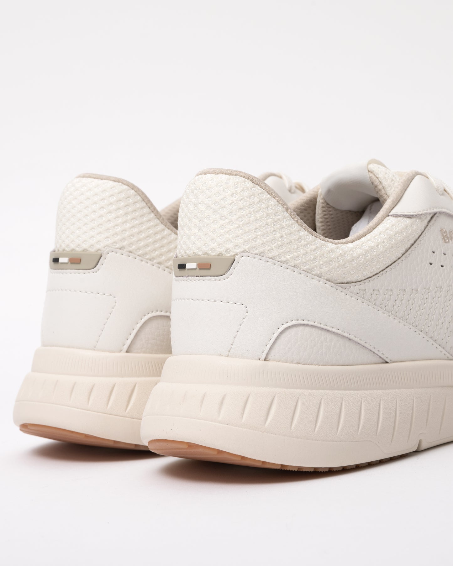 BOSS Orange Titanis_Runn_ltmx Mens Trainers - Open White 110