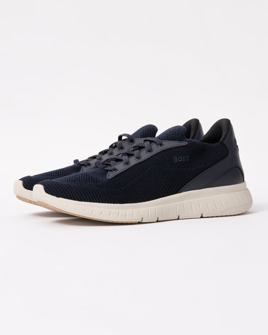 BOSS Orange Titanis_Slon_knwal Mens Trainers - Dark Blue 401