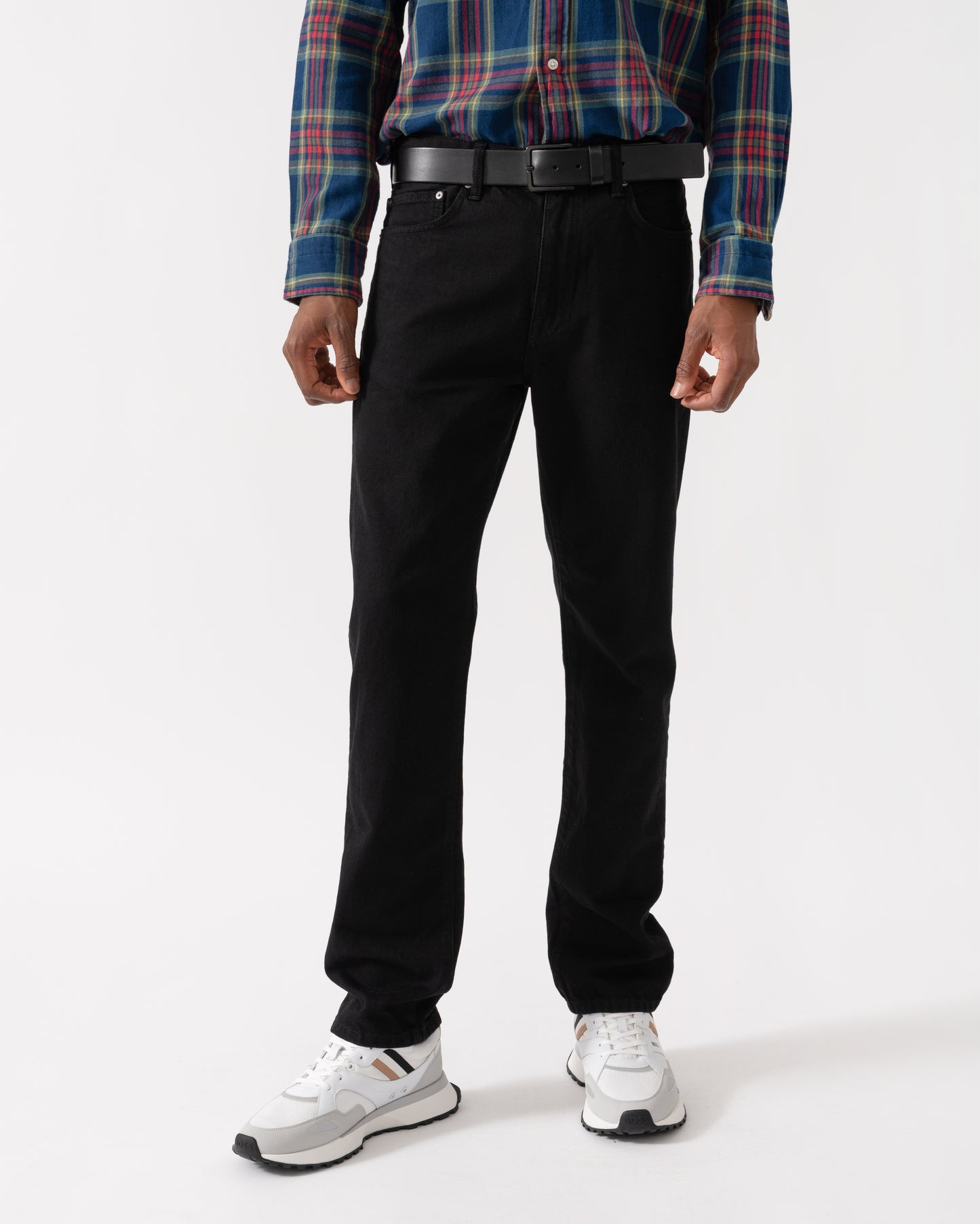 Belstaff B69 Mens Raw Denim Jeans - Black