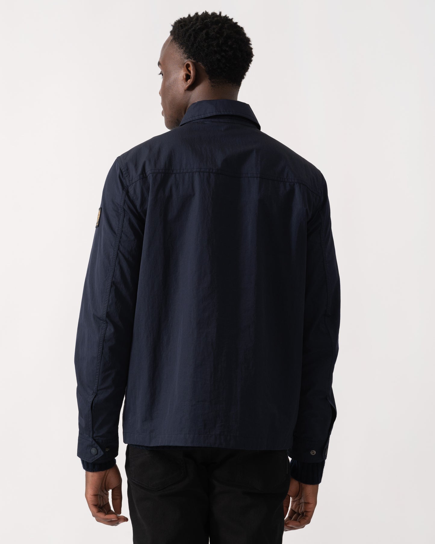 Belstaff Drome Mens Overshirt - Dark Ink